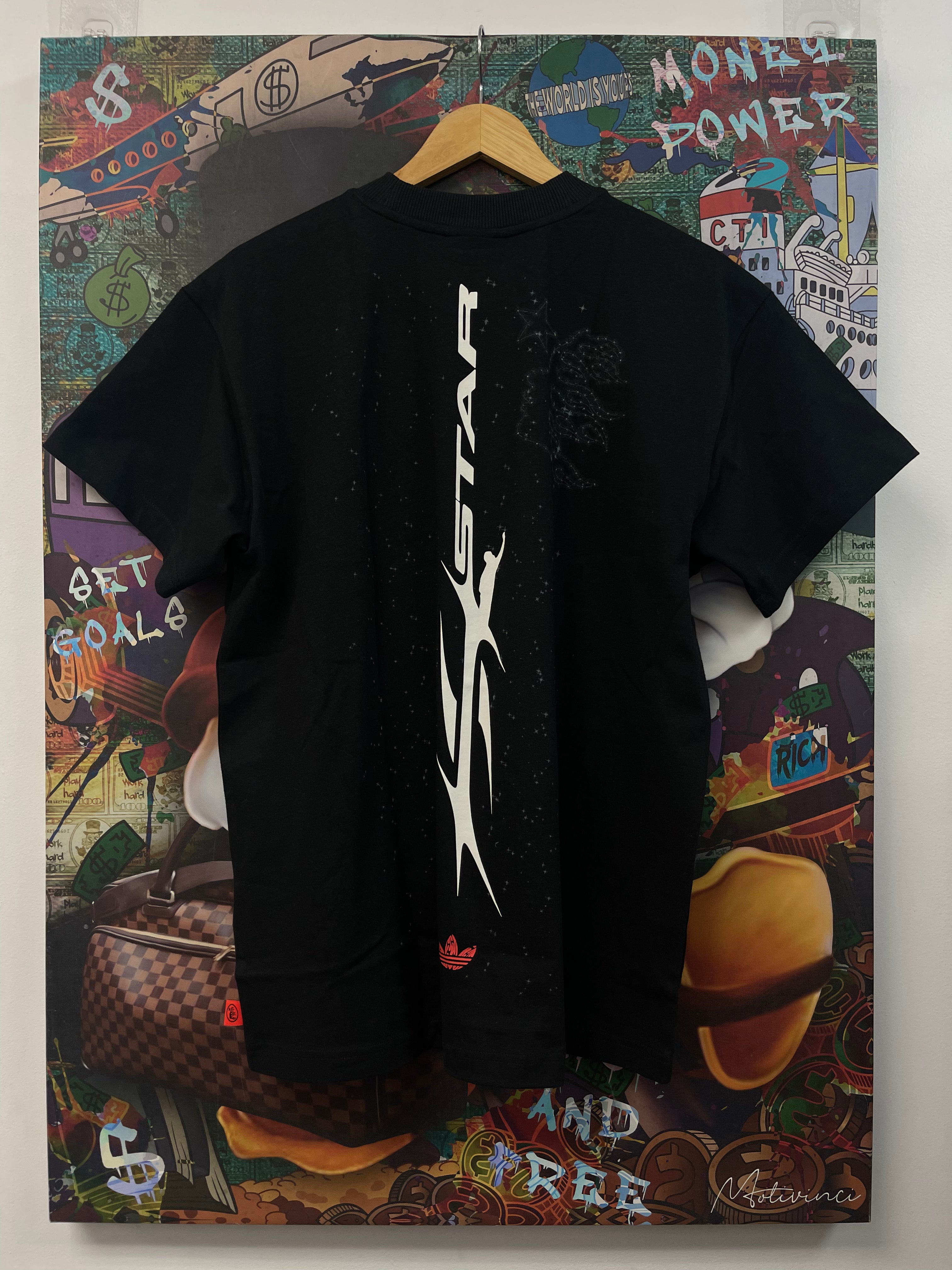 Hellstar x Adidas ComplexCon Black Red Tee