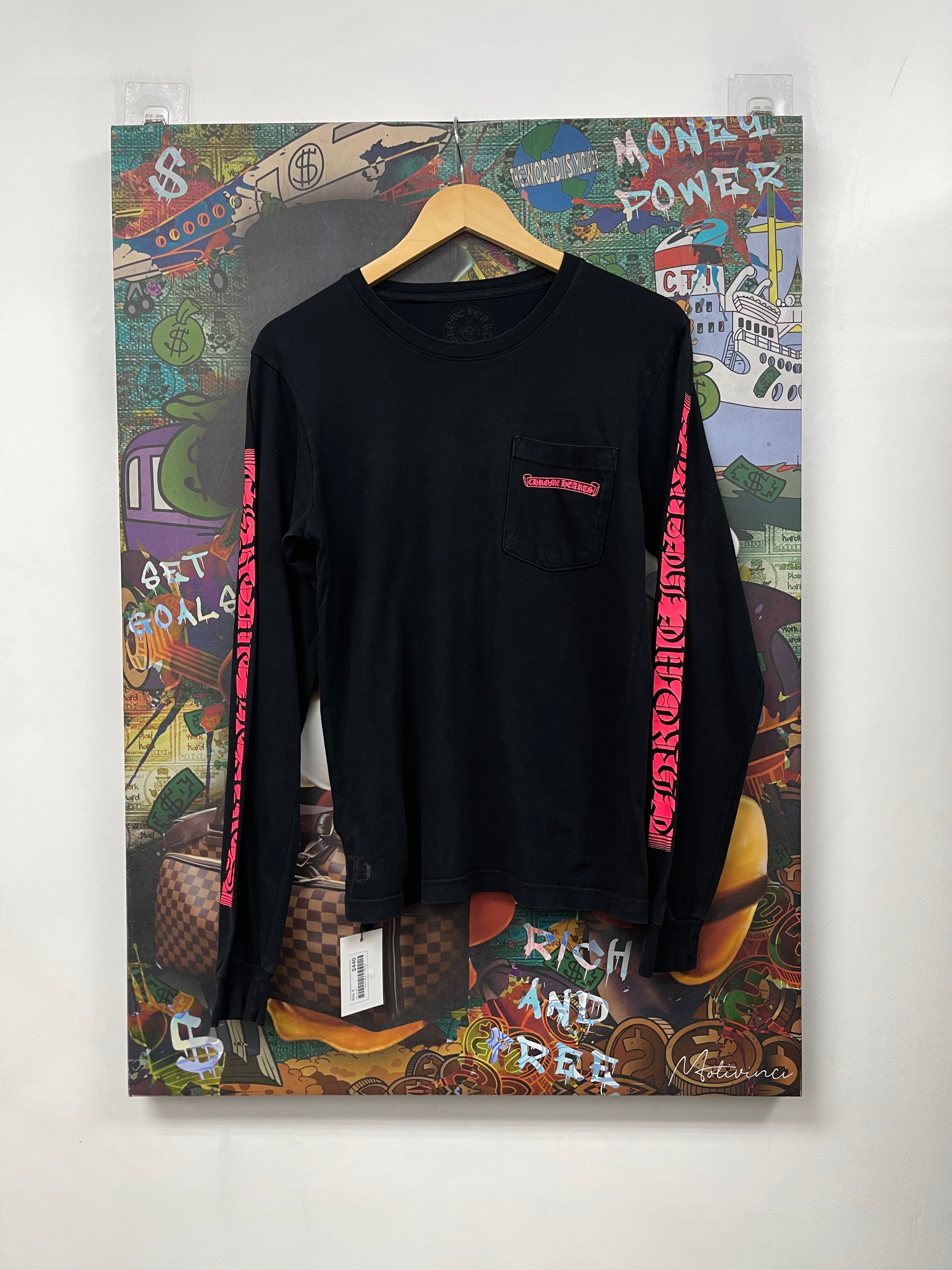 Chrome Hearts Black Pink Made In Hollywood Tee