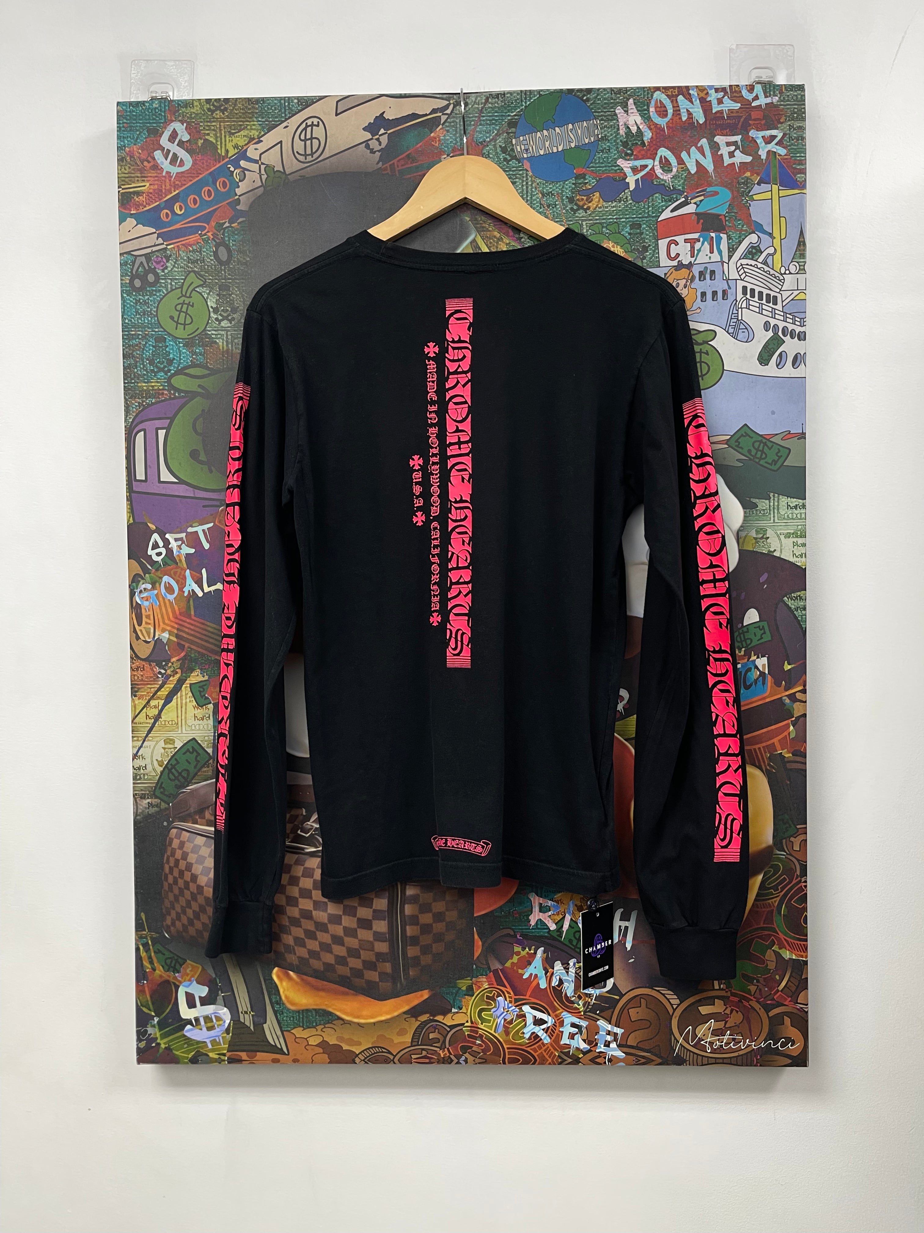 Chrome Hearts Black Pink Made In Hollywood Tee