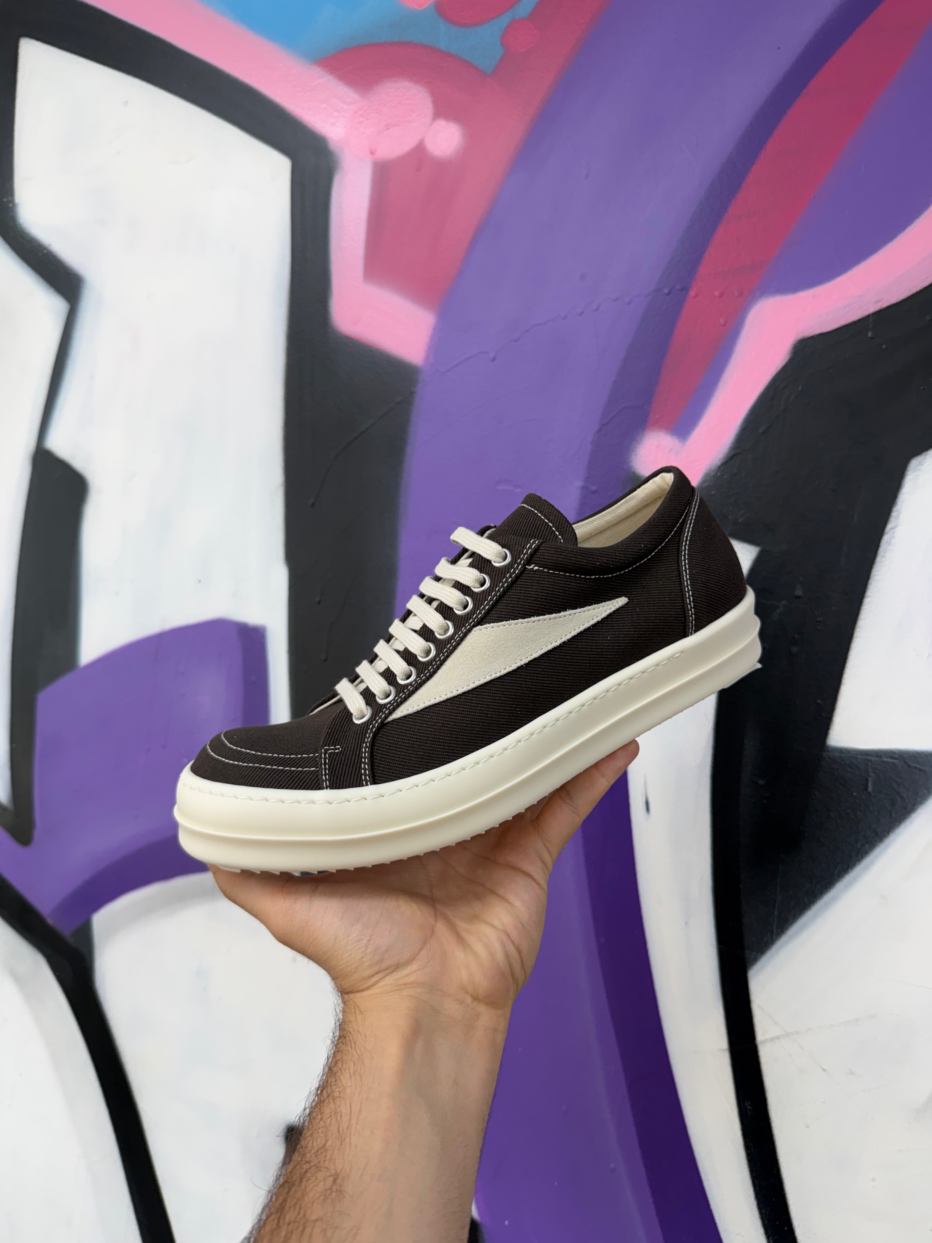 Rick Owens Dark Dust & Milk DRKSHDW Vintage Low Sneakers