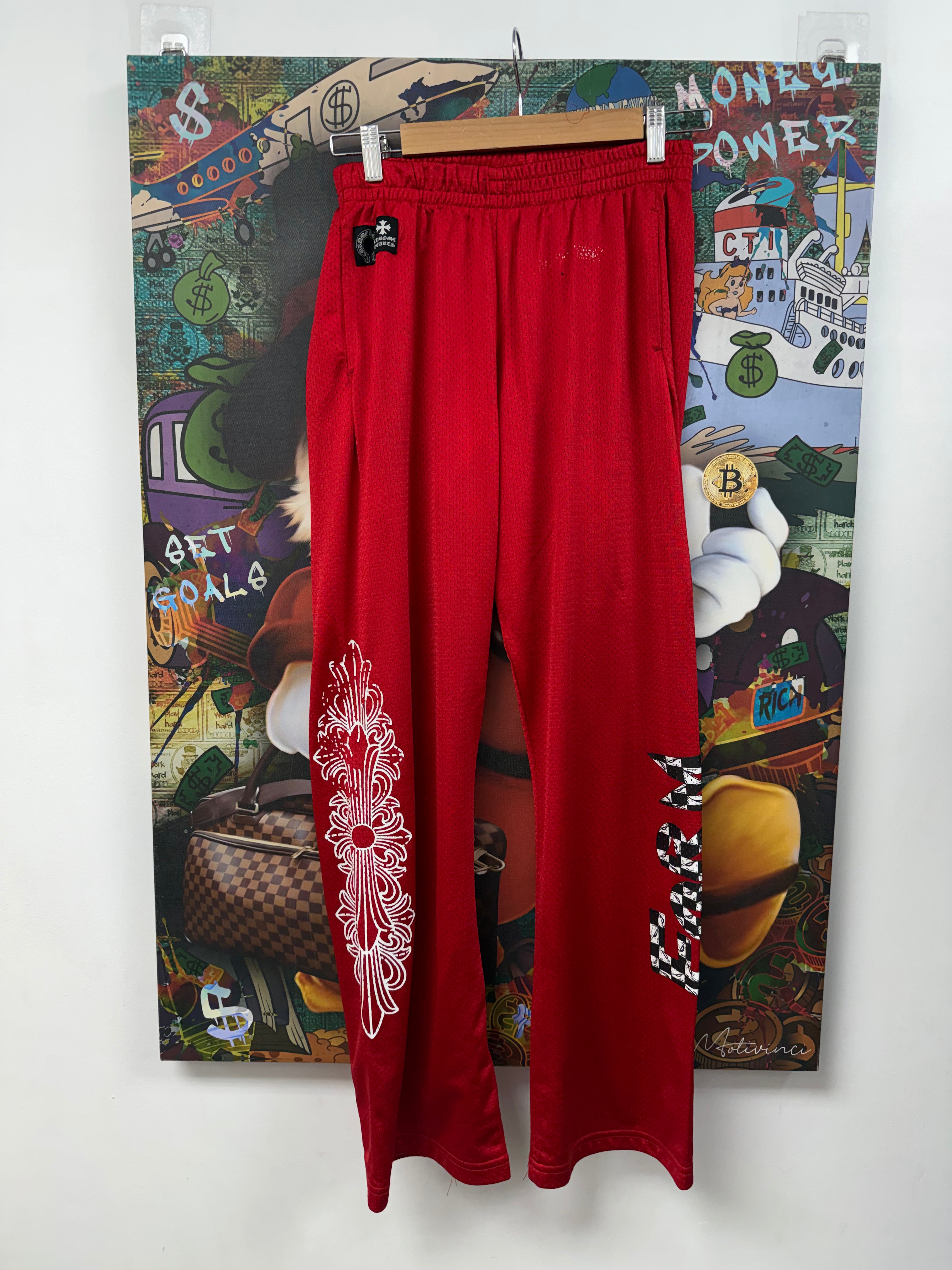 Chrome Hearts Matty Boy Red Form Pants