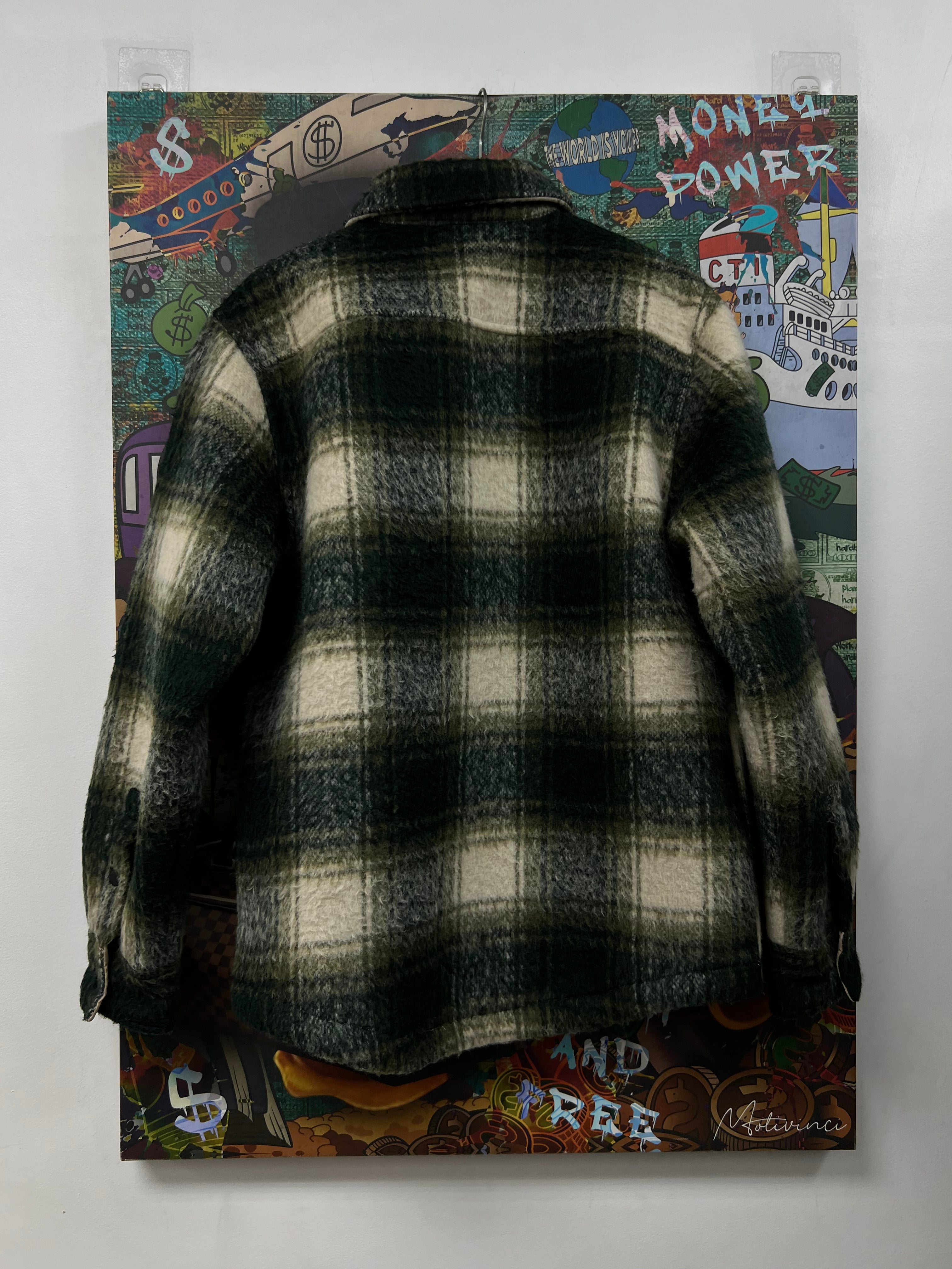Kith Green Plaid Sheridan Fleece Jacket