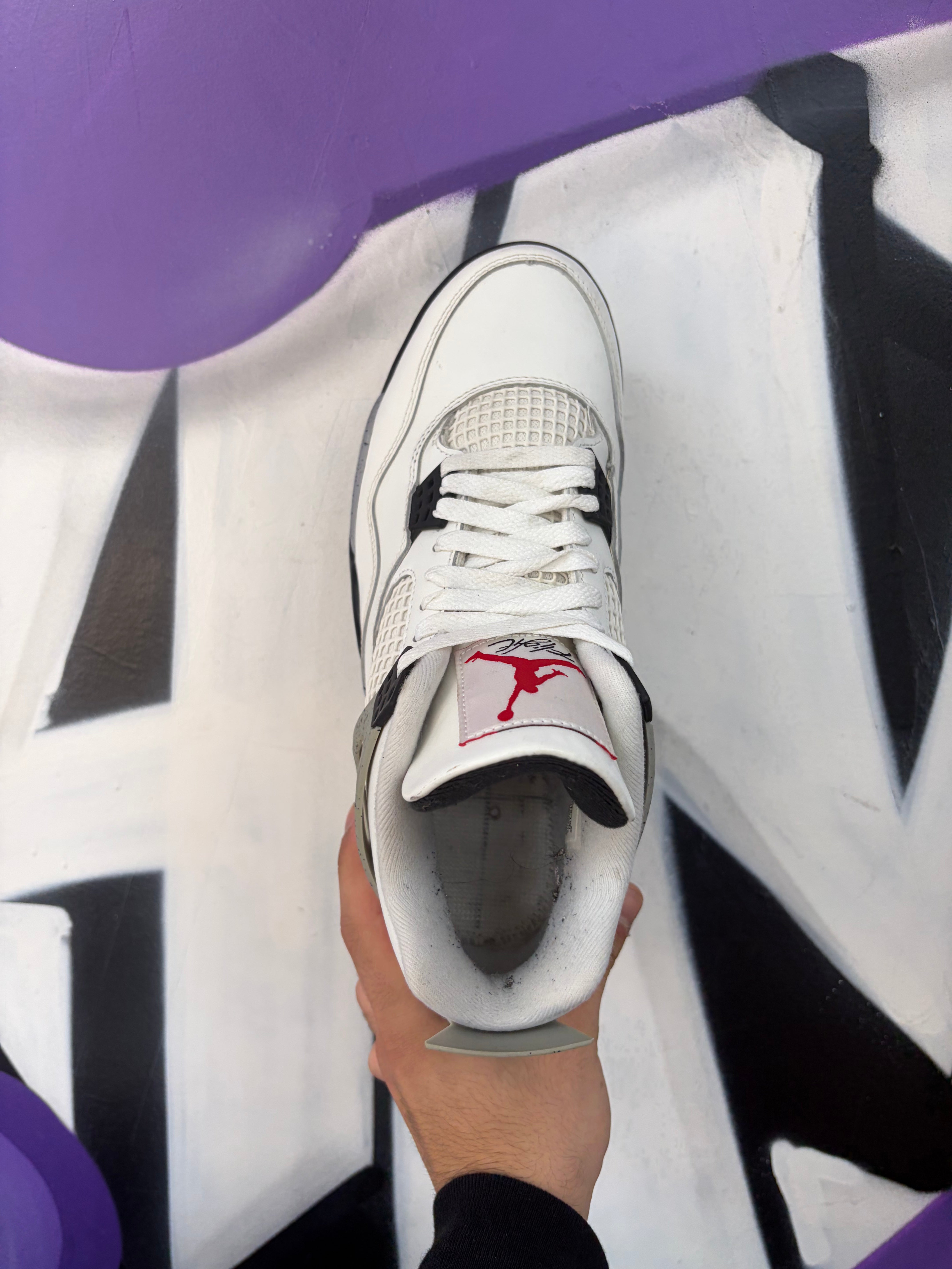 Jordan 4 White Cement Sneakers