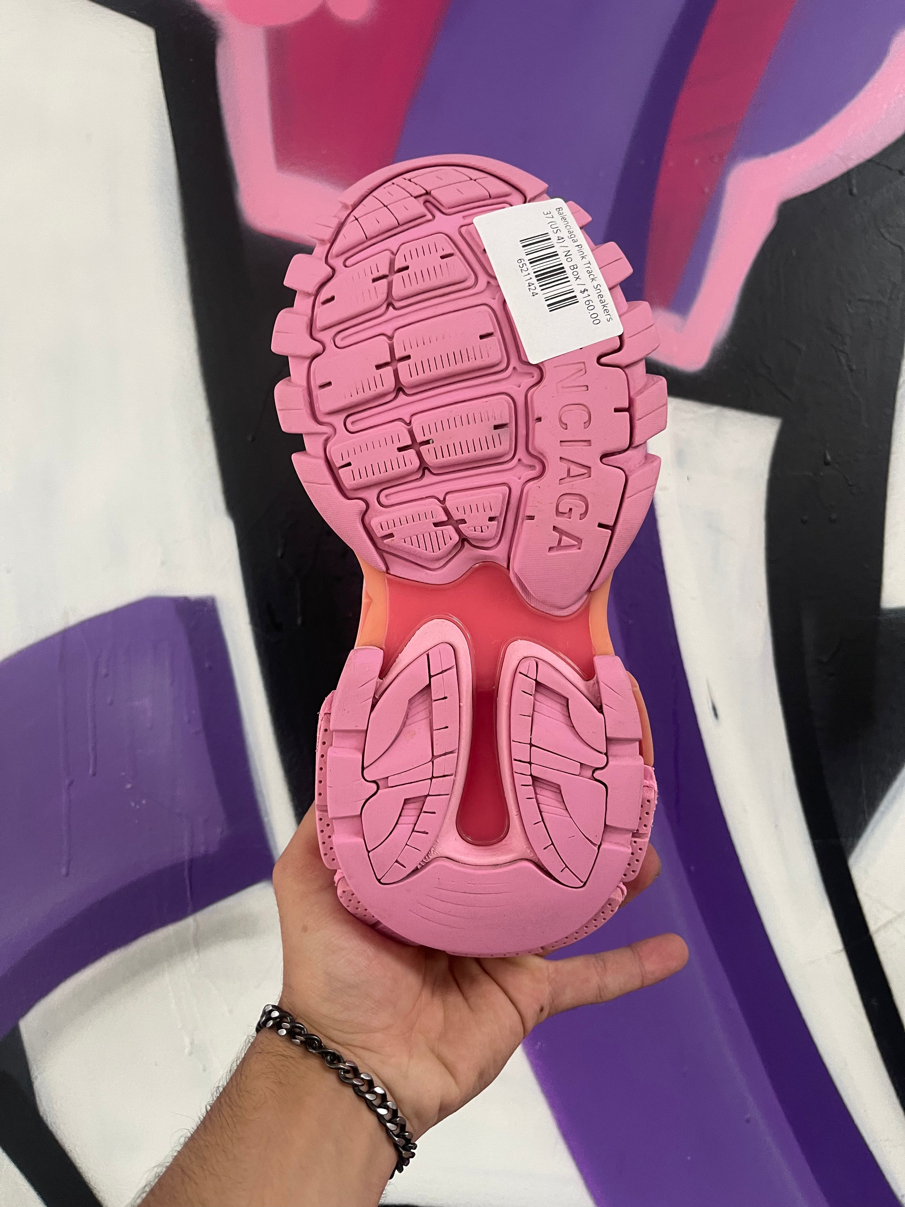 Balenciaga Pink Track Sneakers