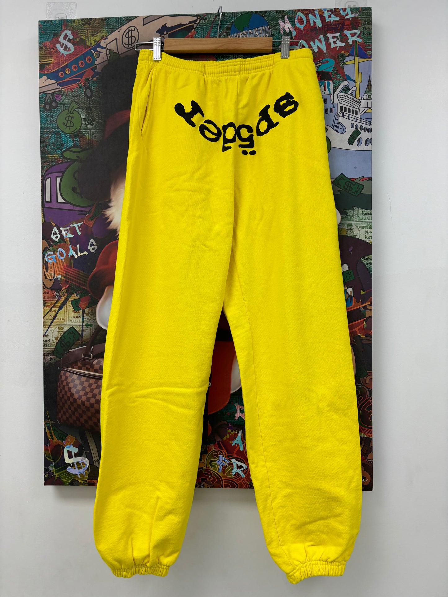 SP5DER Sweats Yellow Legacy V2 Sweats