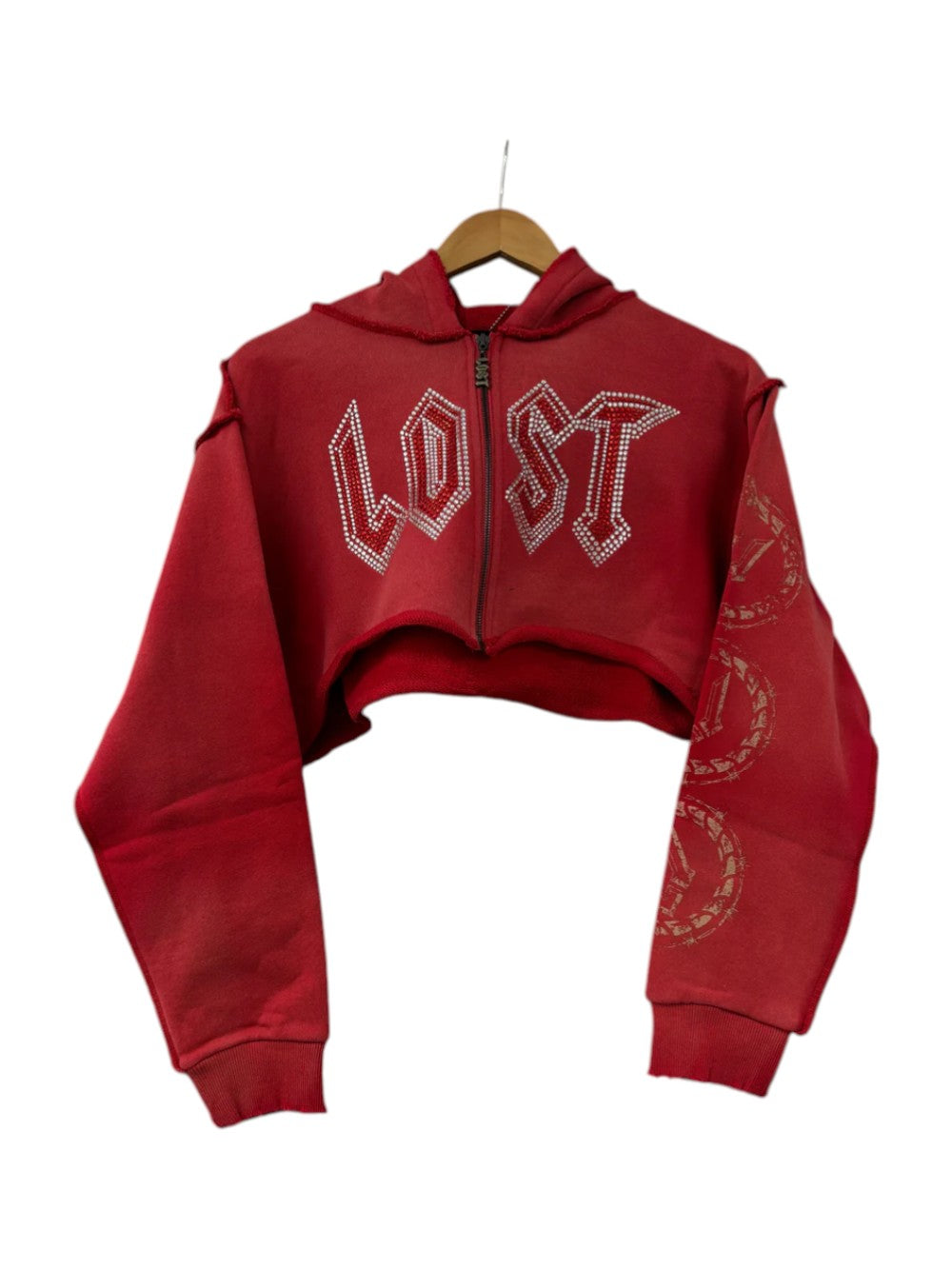 LOST Intricacy Cherry Red Zip Up