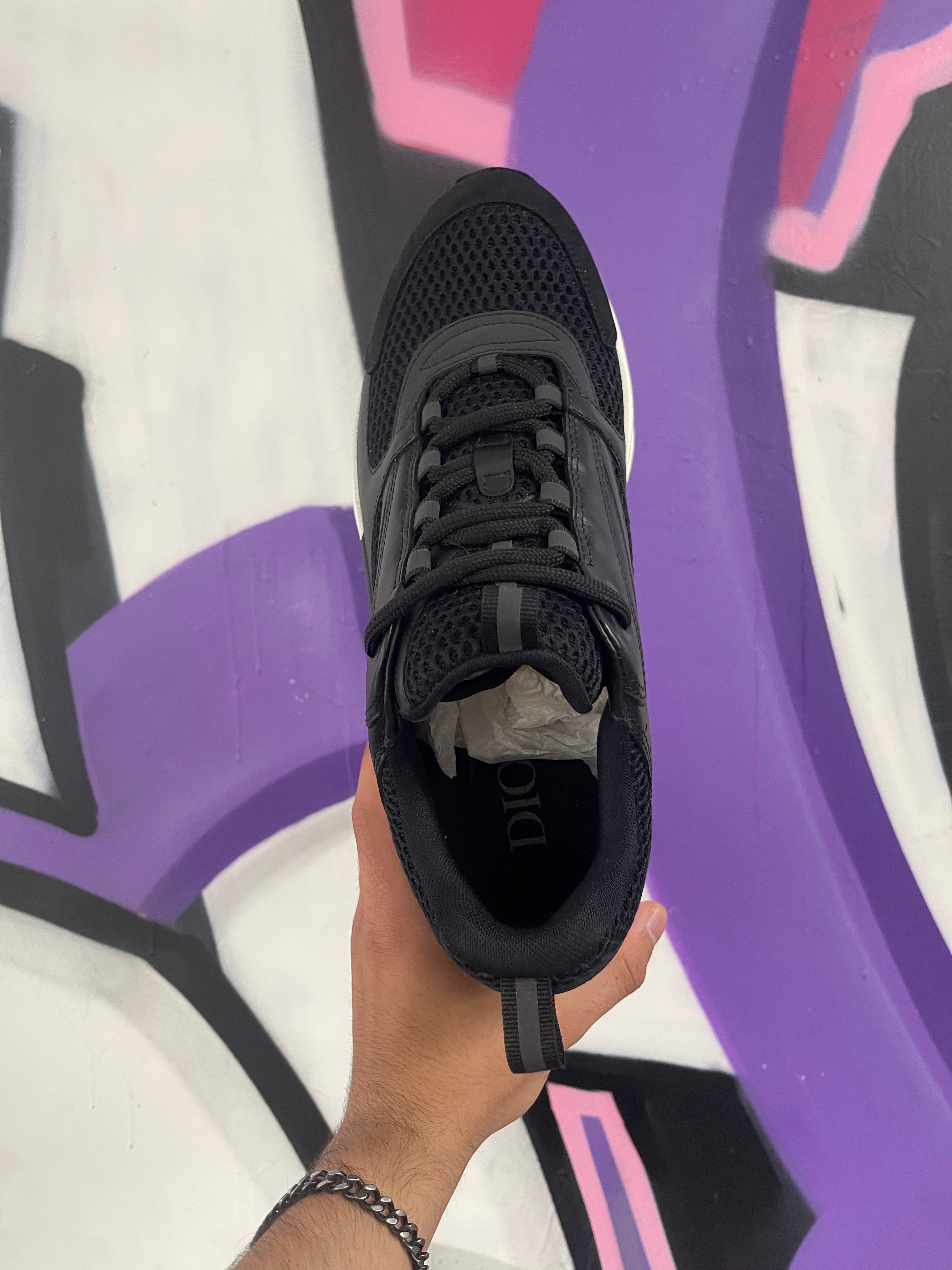 Dior B22 Black White Sneakers