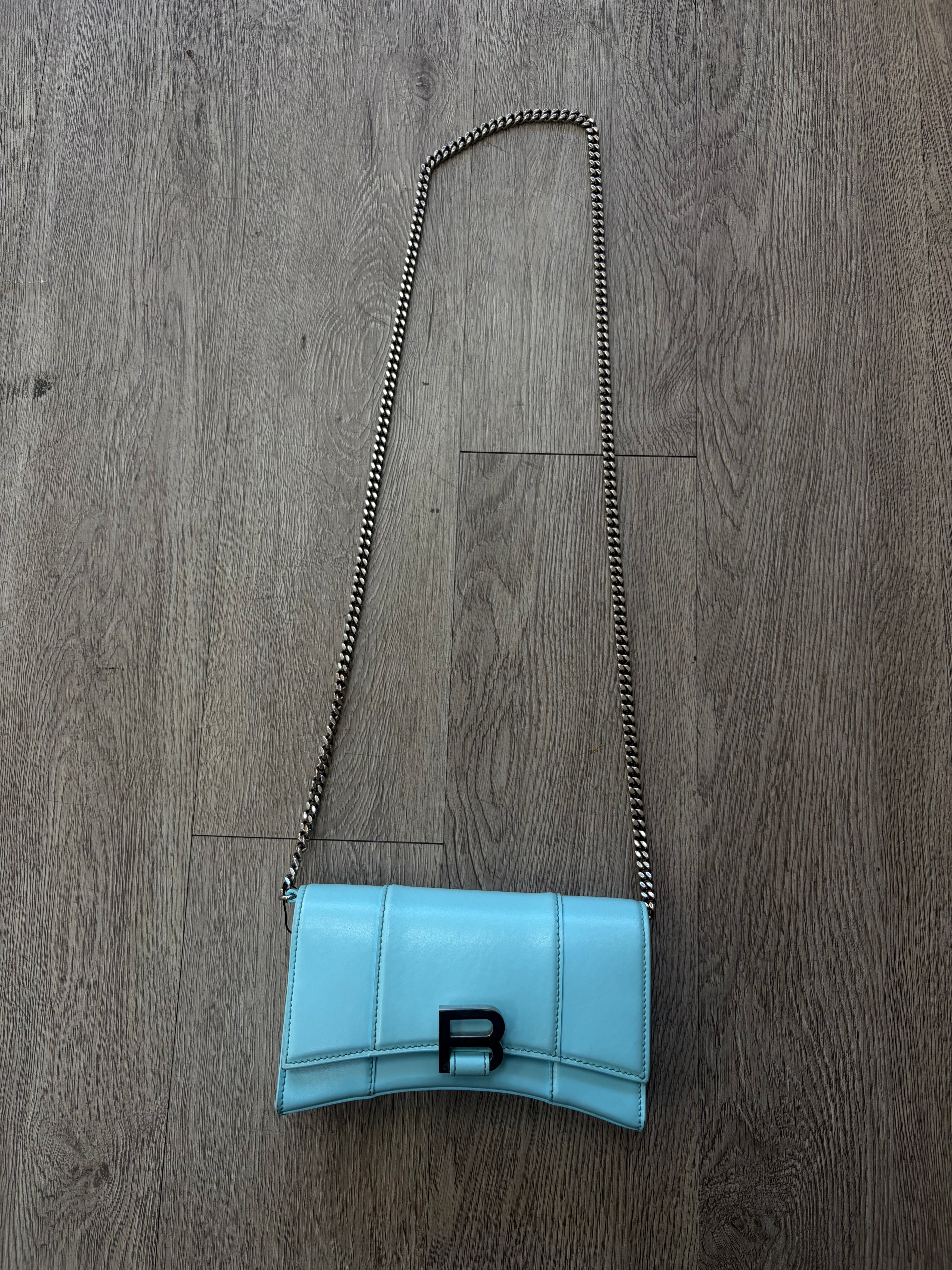 Balenciaga Baby Blue Hourglass Bag