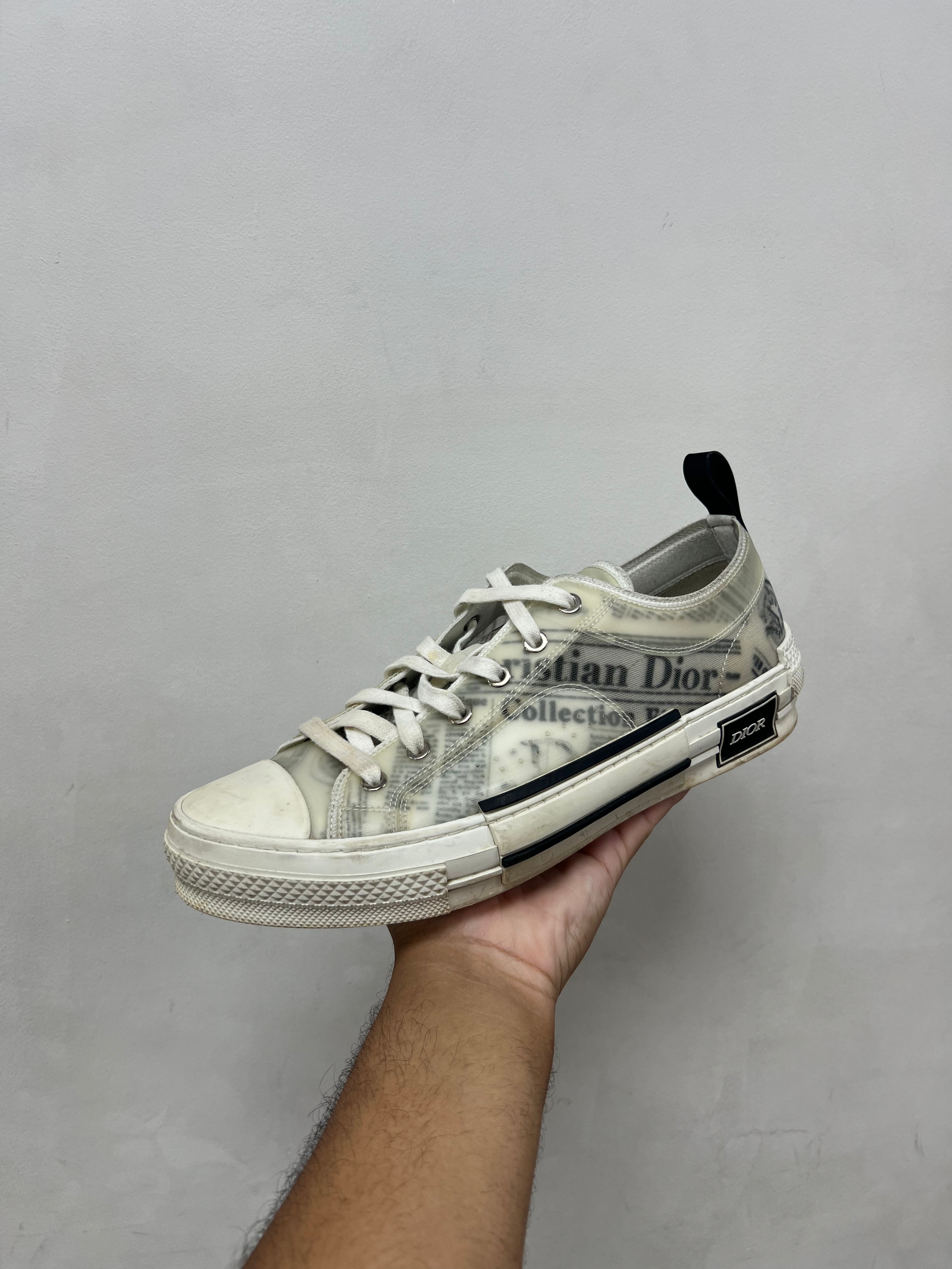 Dior B23 Low Newspaper Sneakers
