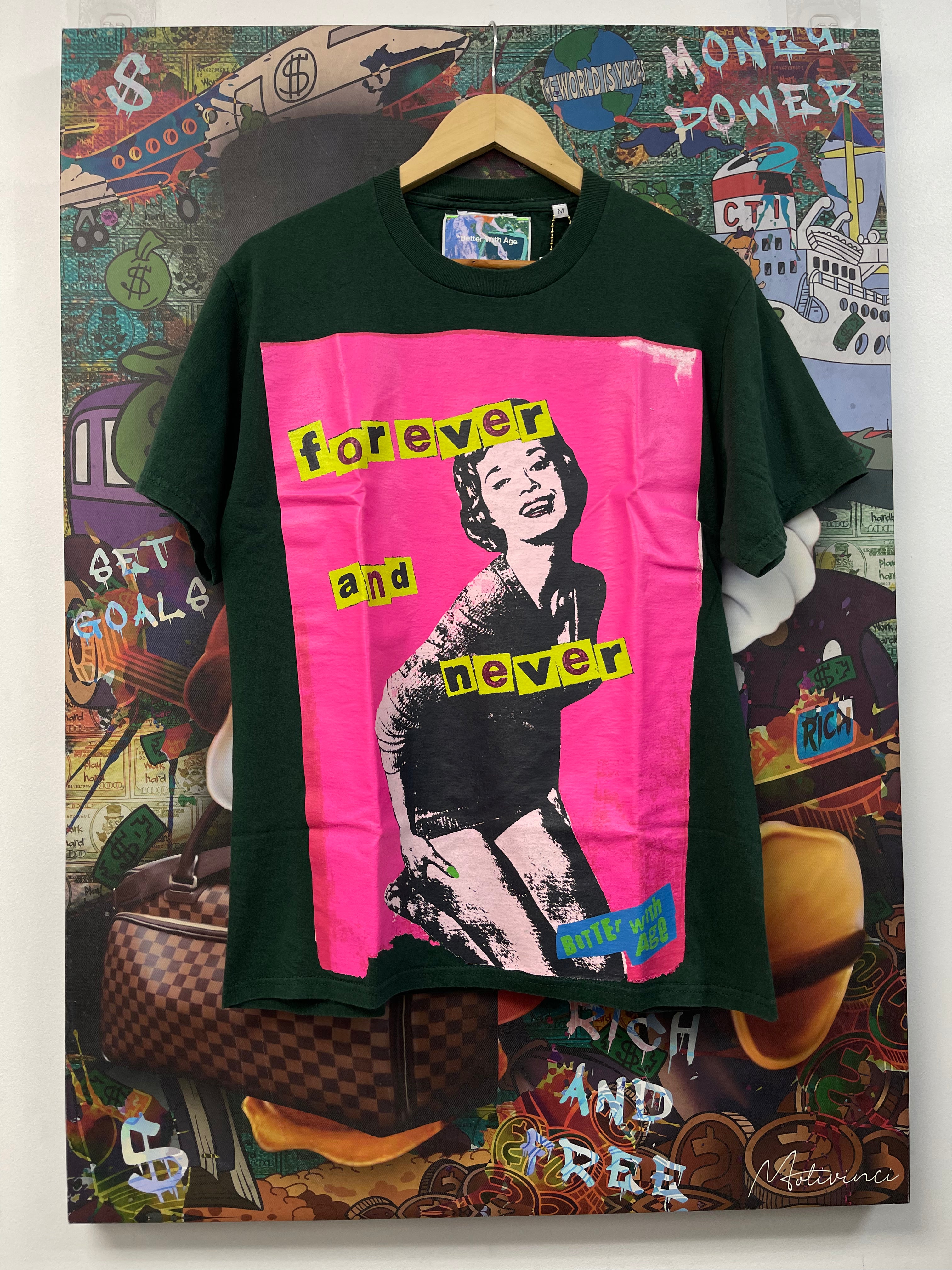 Better With Age 'Rendezvous' Army Green Tee