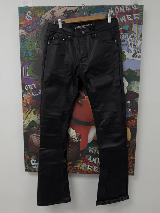 LostSHDWS Leather Pant Black