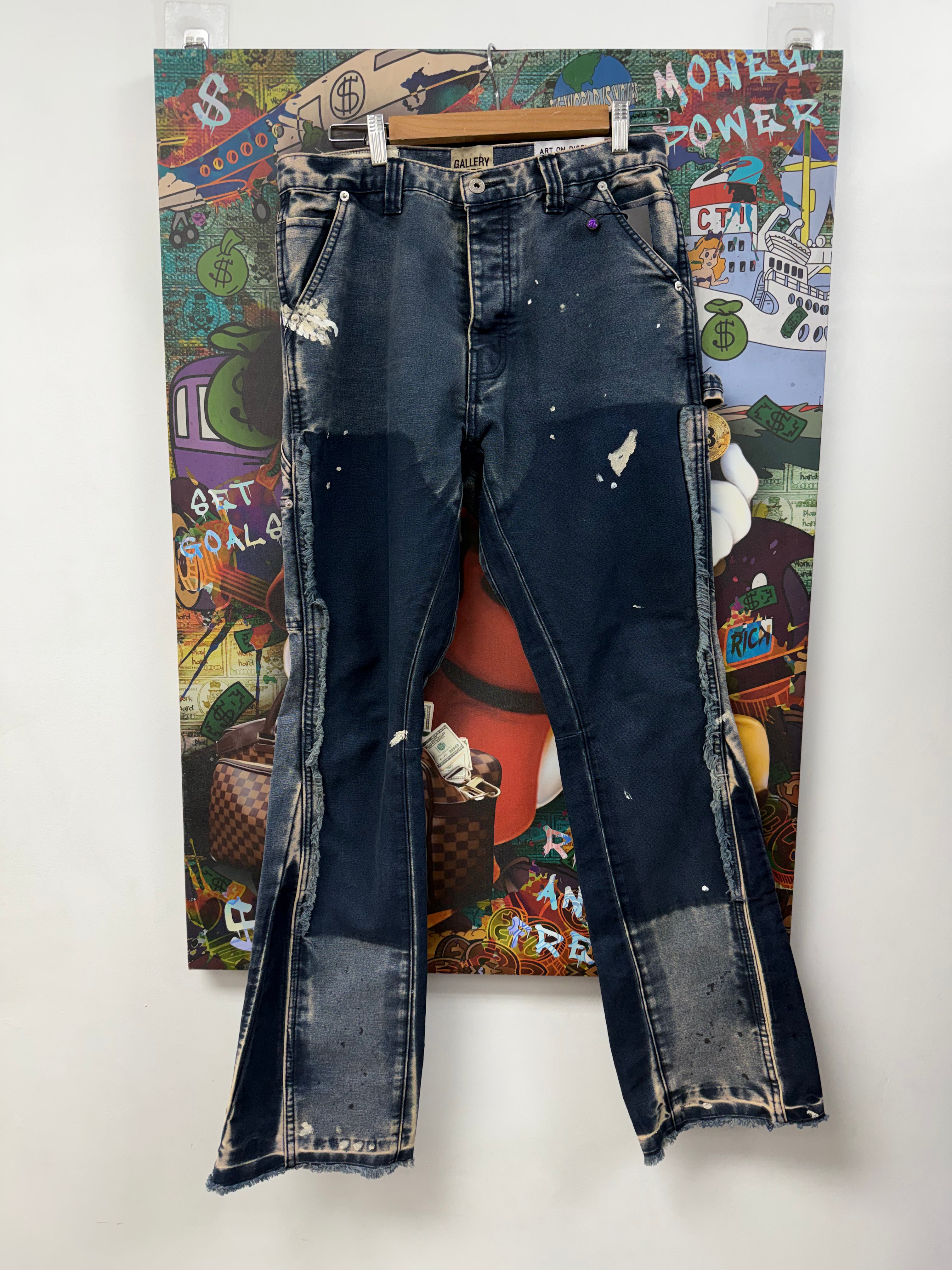 Gallery Dept Navy Carpenter Flare Jeans