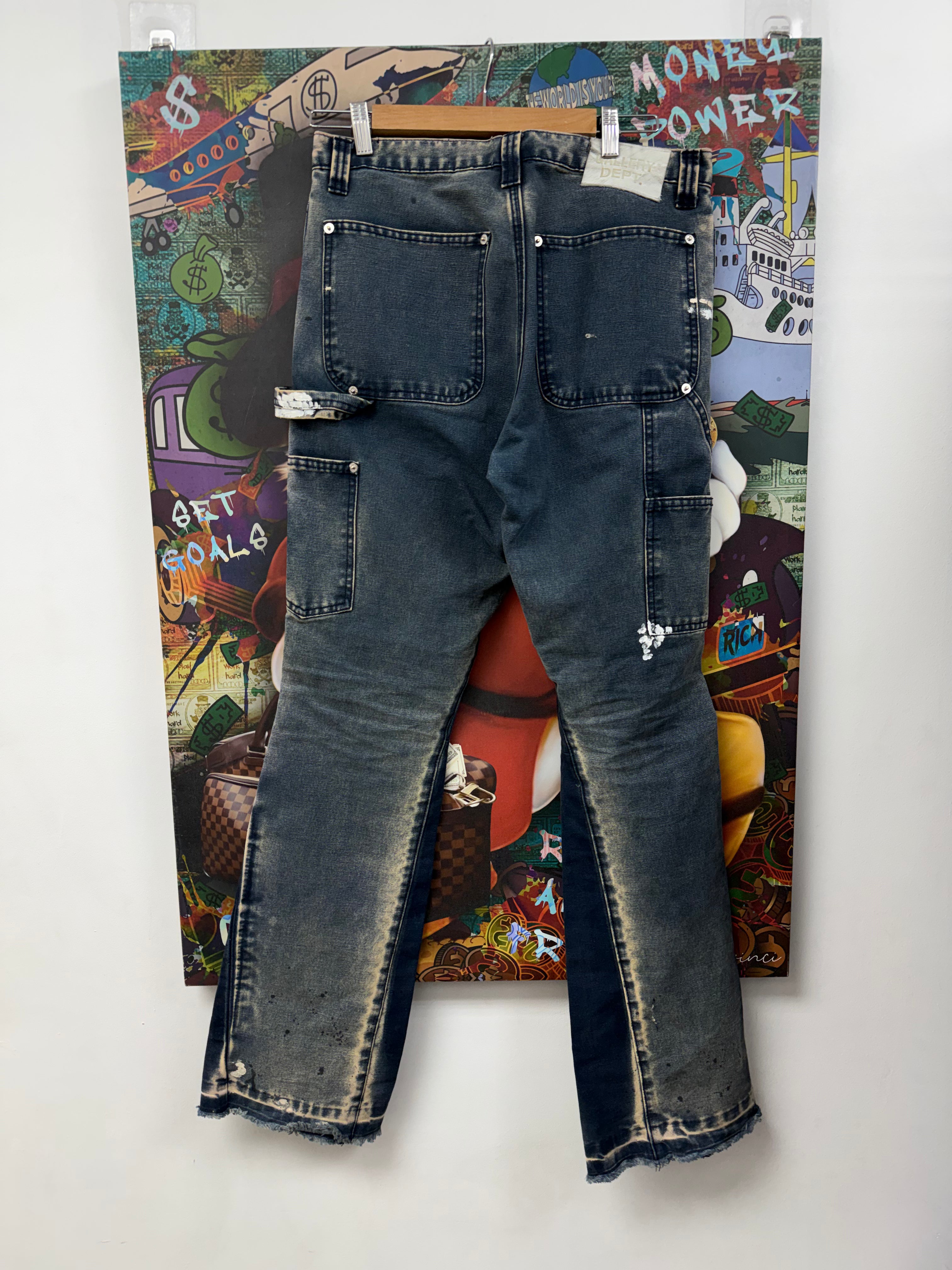 Gallery Dept Navy Carpenter Flare Jeans