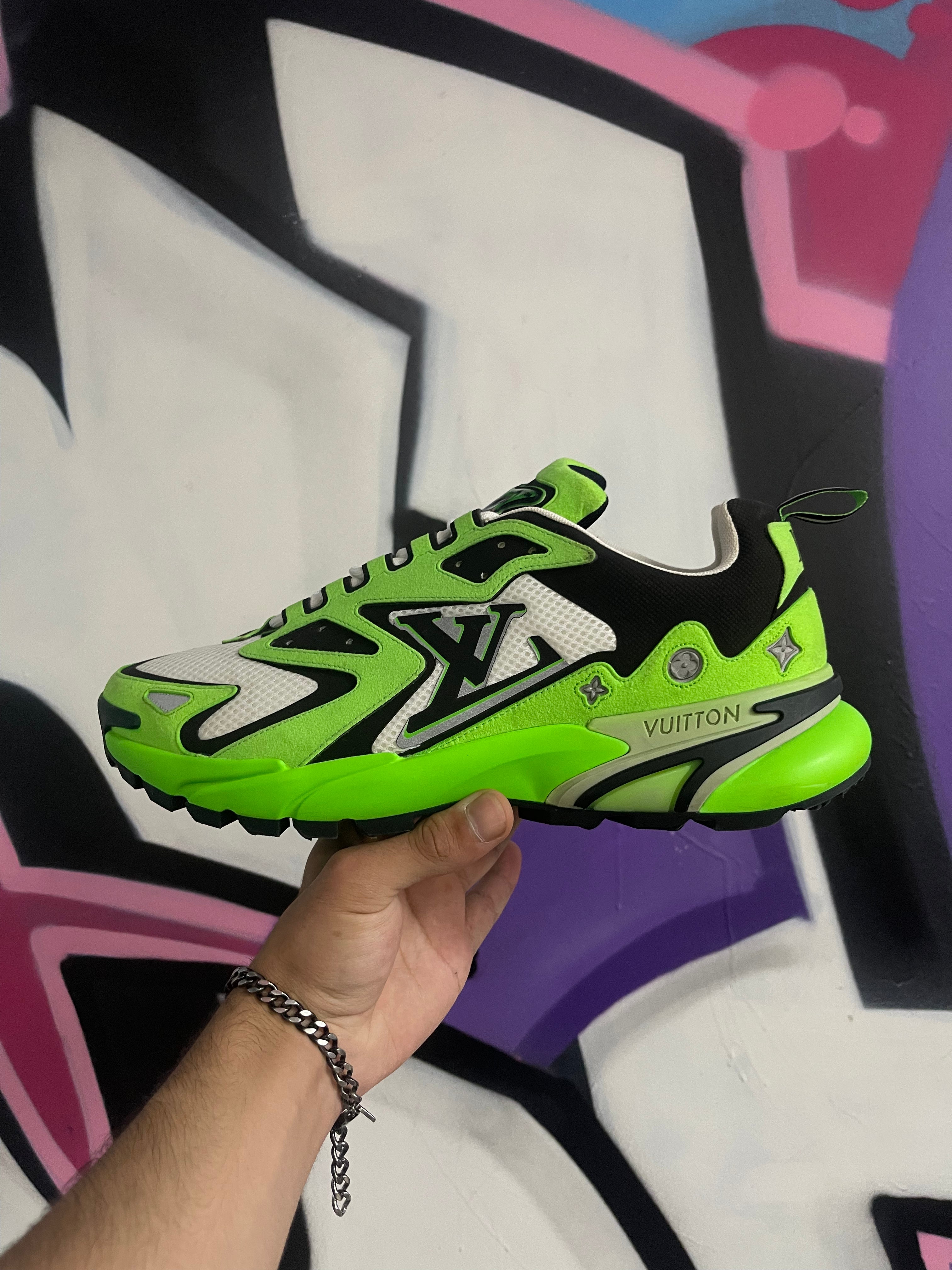 Louis Vuitton Green Tactical Sneakers