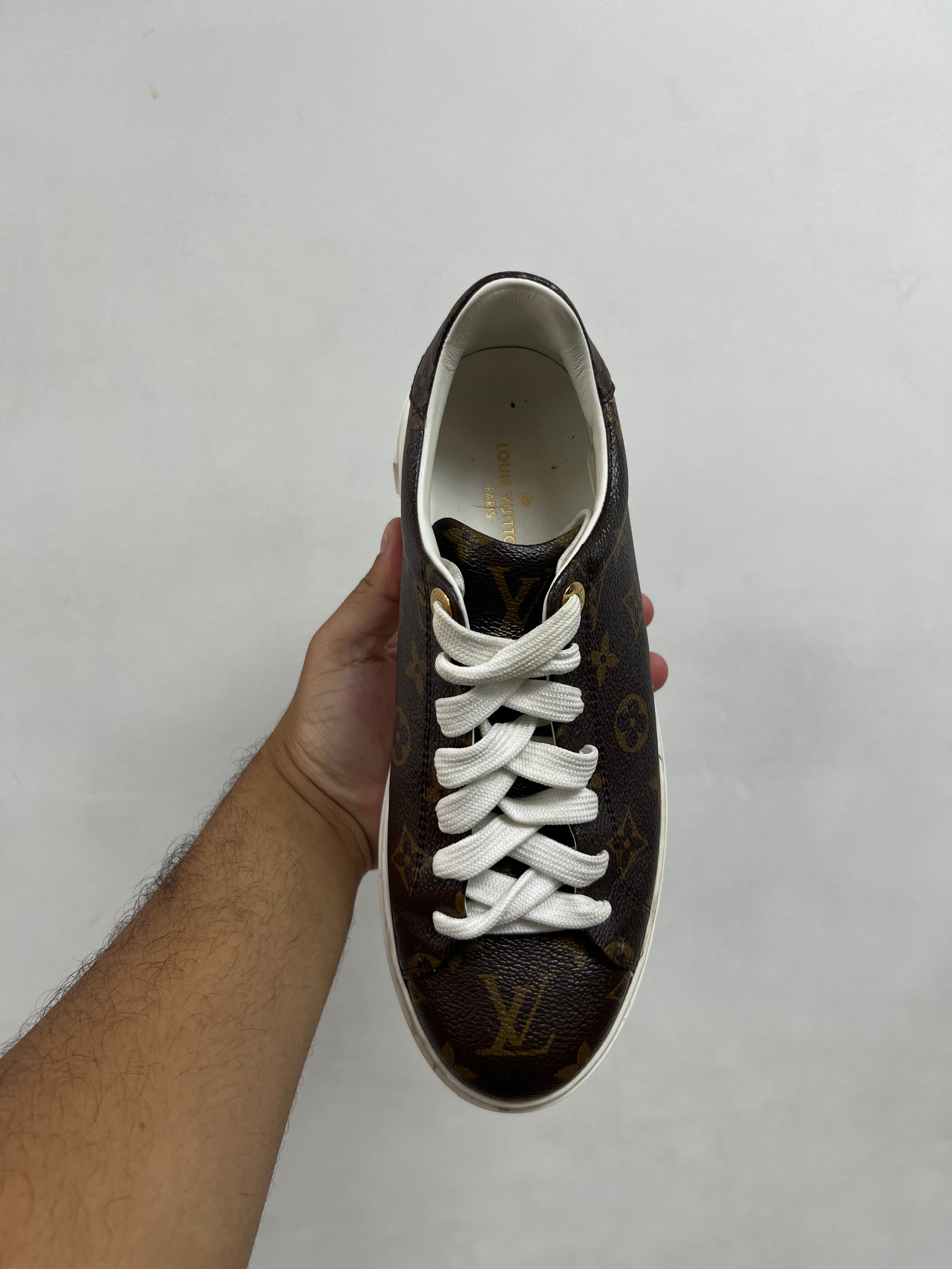 Louis Vuitton Brown Monogram Low Sneakers