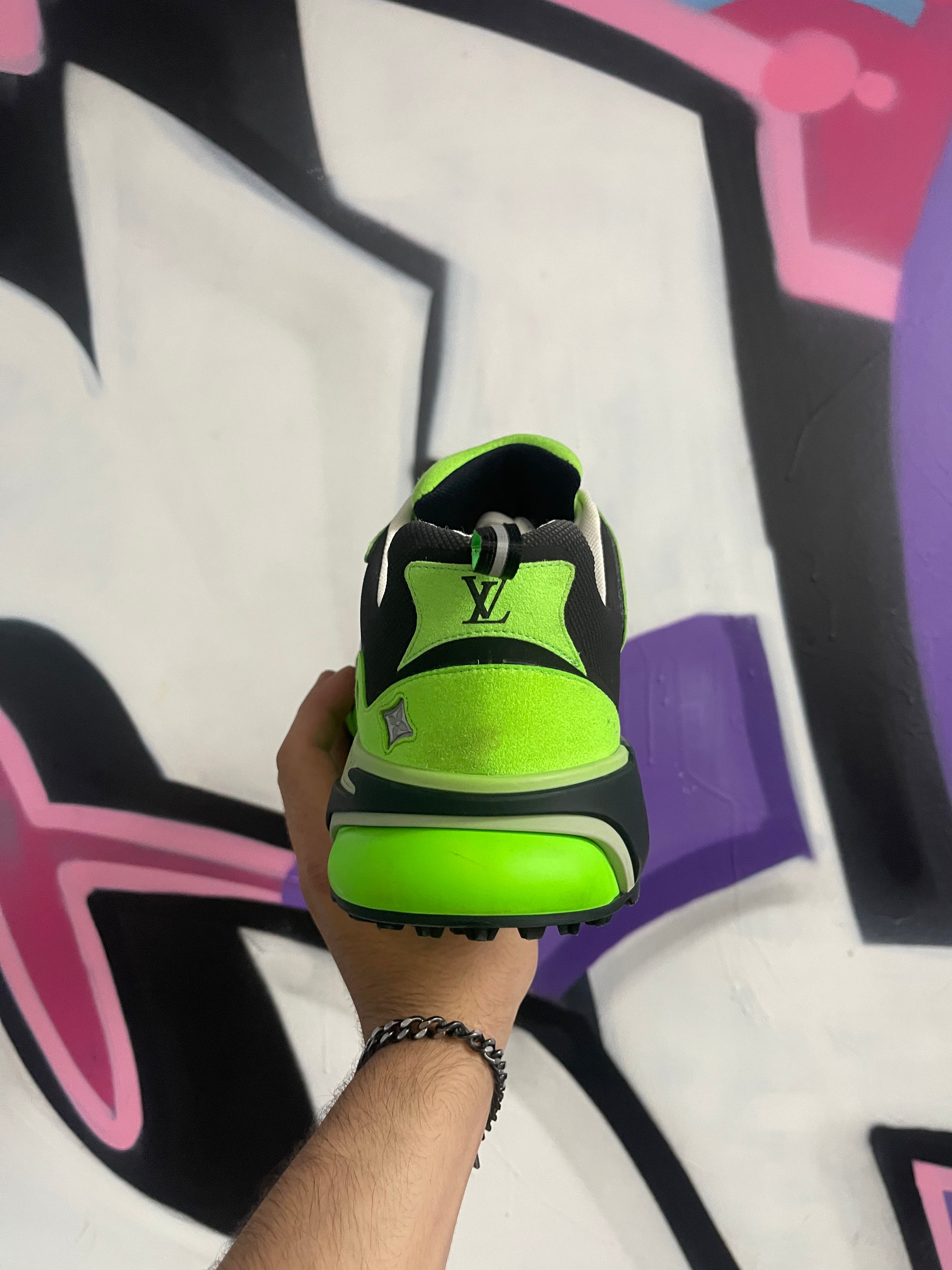Louis Vuitton Green Tactical Sneakers