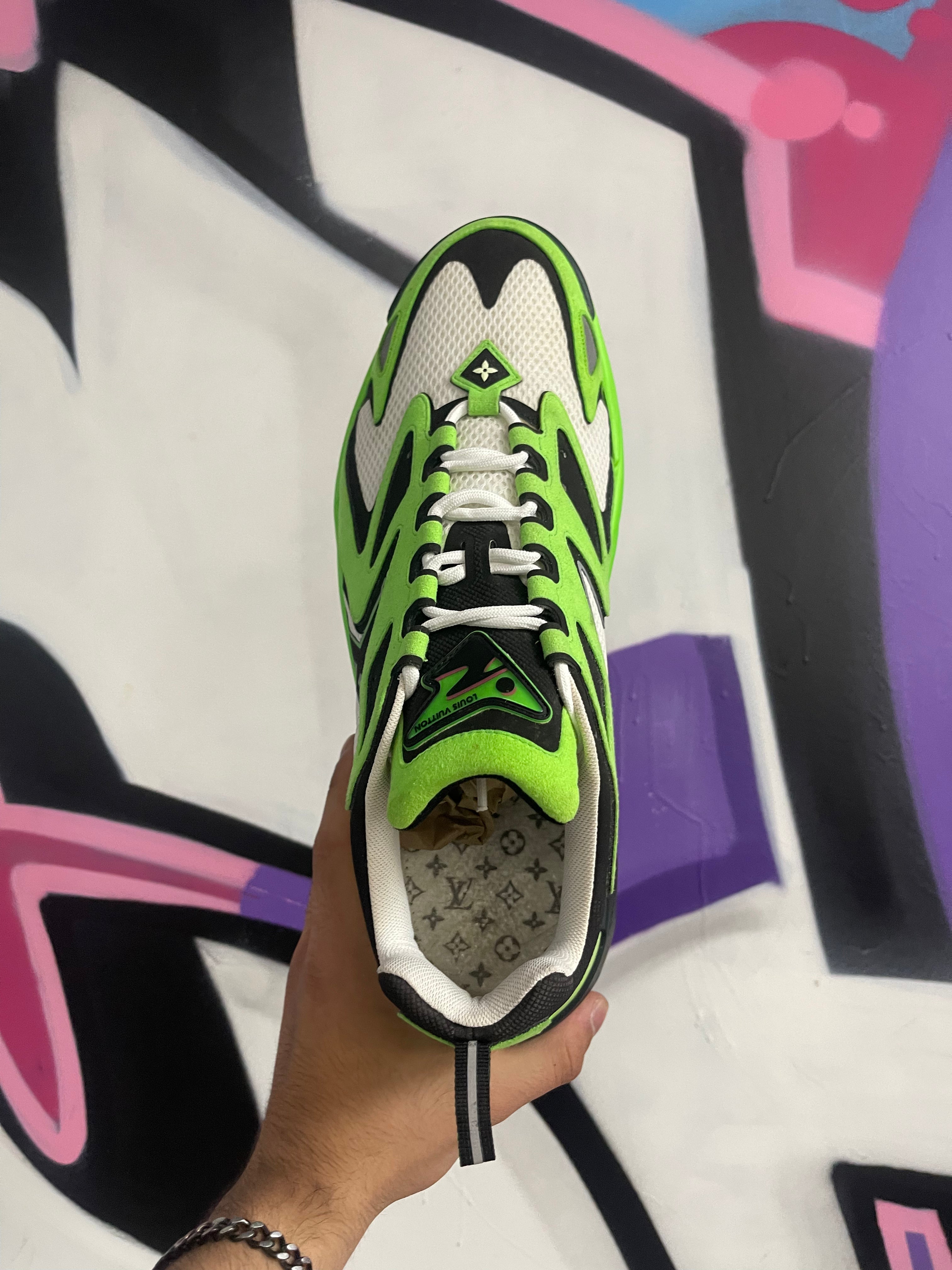 Louis Vuitton Green Tactical Sneakers
