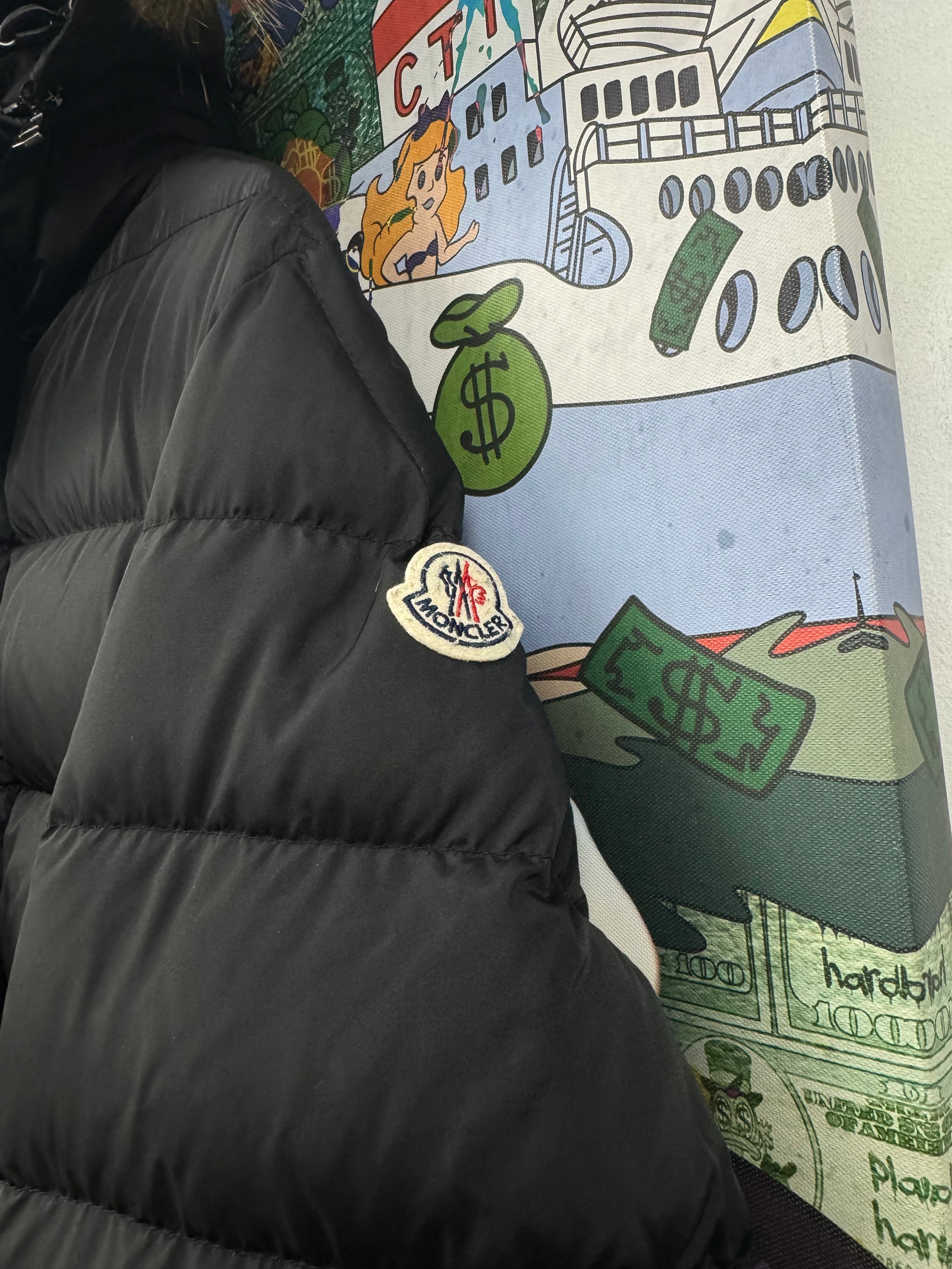 Moncler Black Clunky Giubbotto Jacket