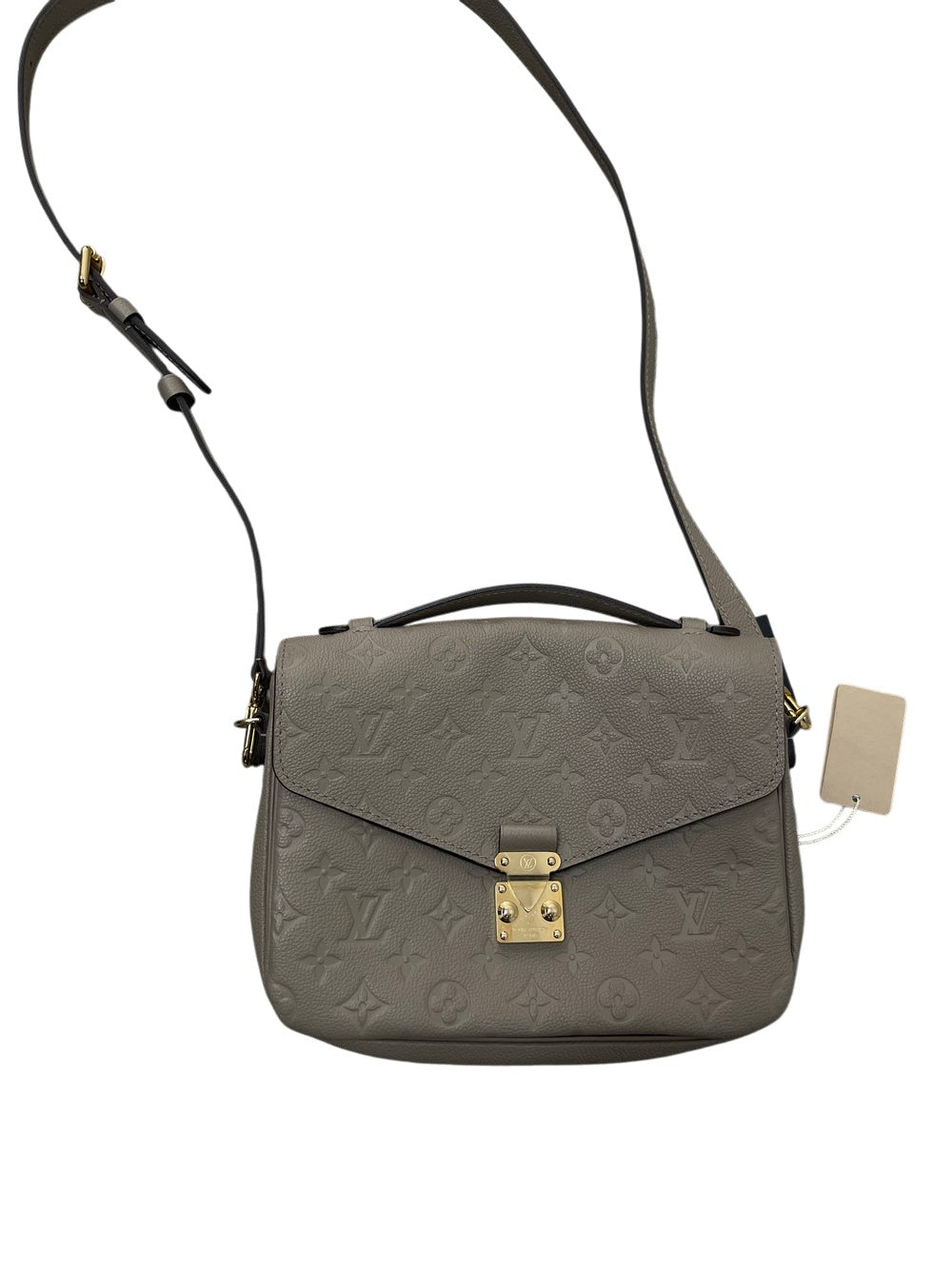 Louis Vuitton "Metis Pouchette" Beige Bag