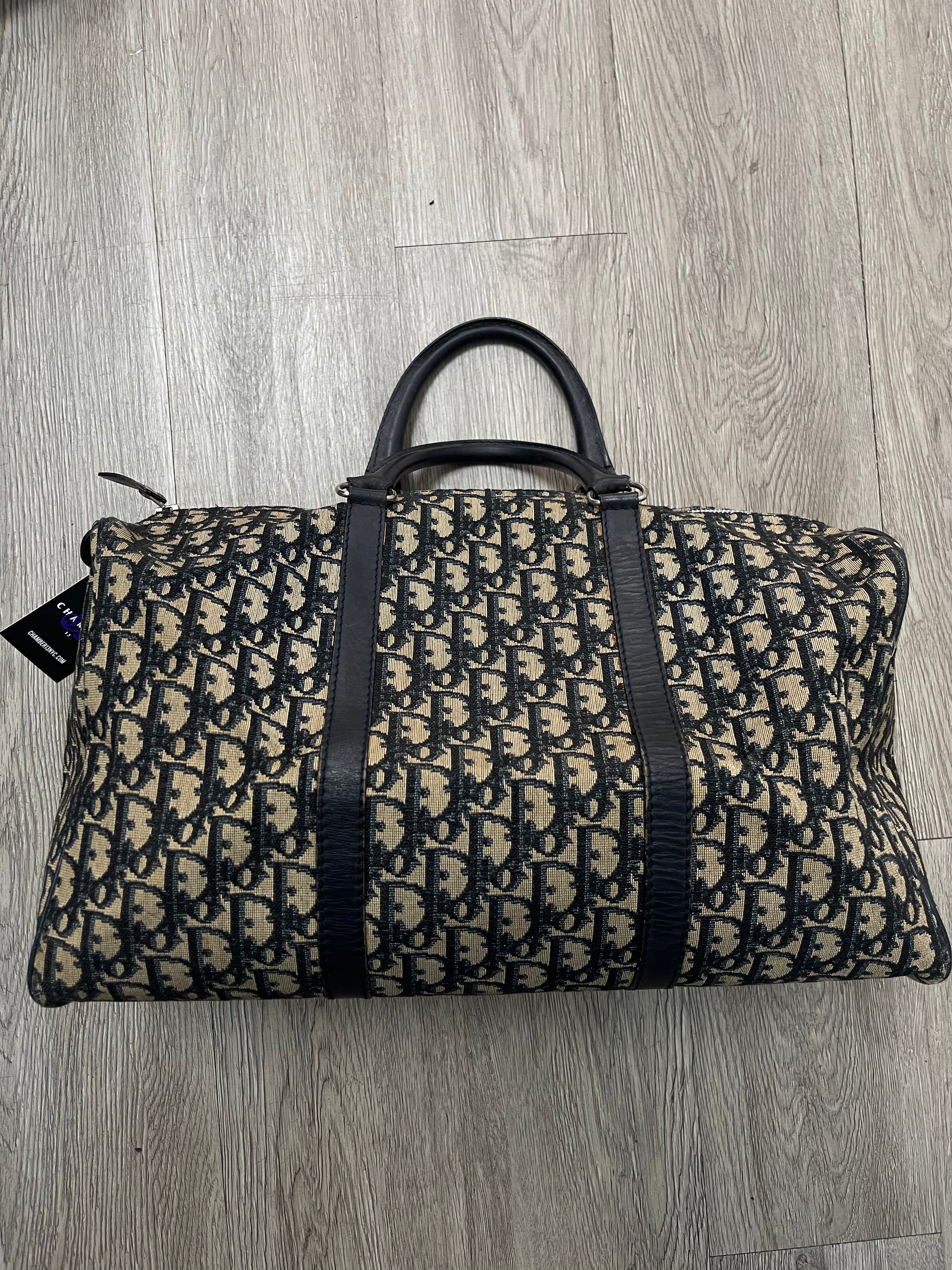 Dior Vintage Monogram Duffle Bag