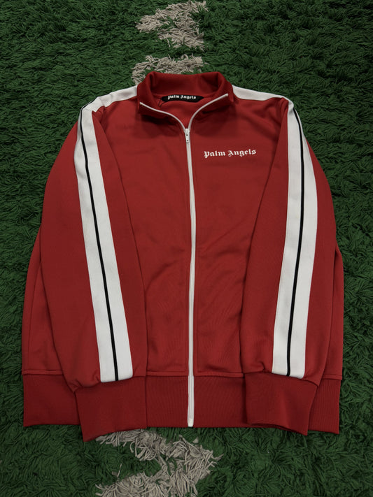 Palm Angels Red Zip Up Used XXL