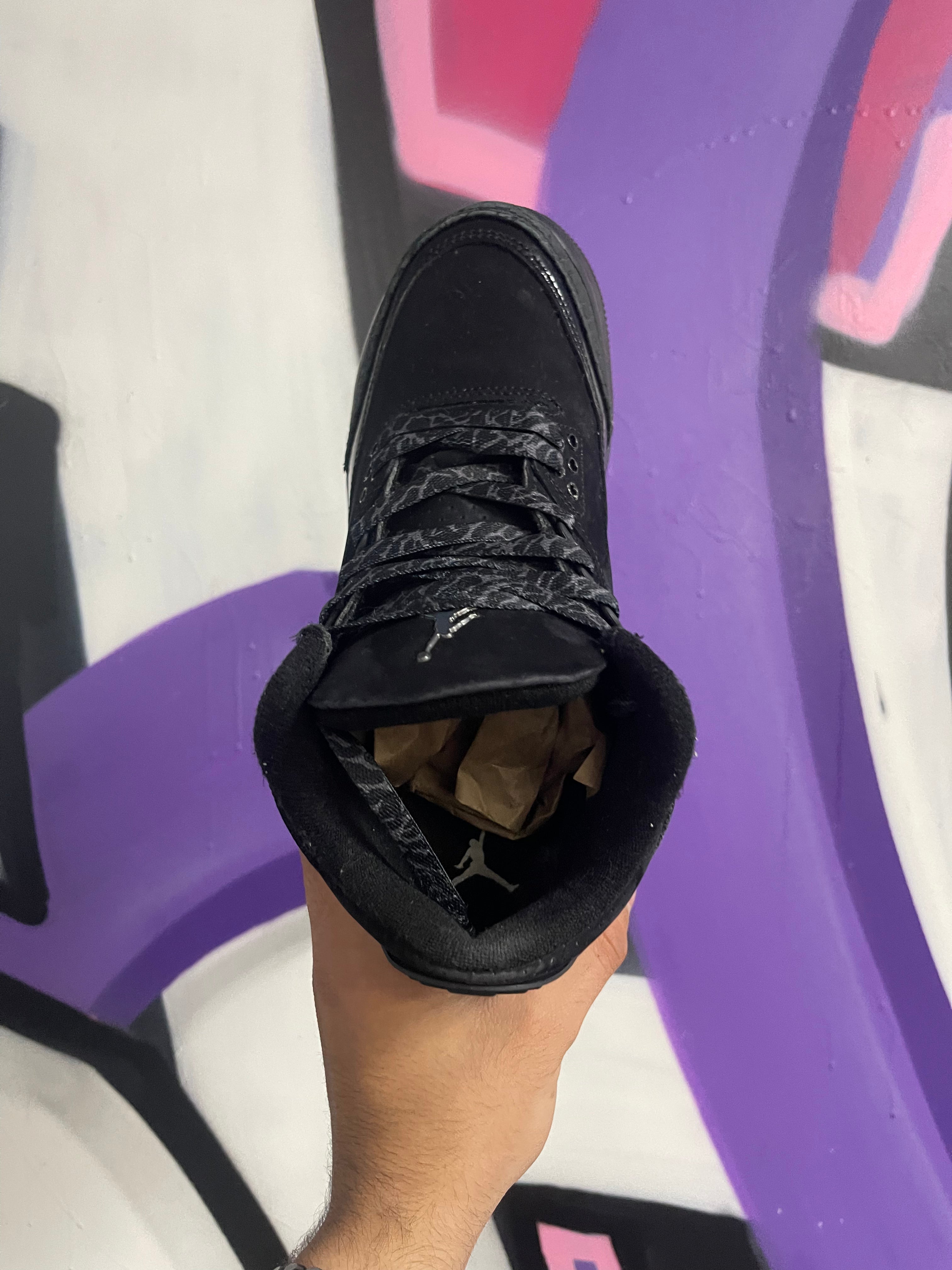 Jordan 3 Black Cat Sneakers