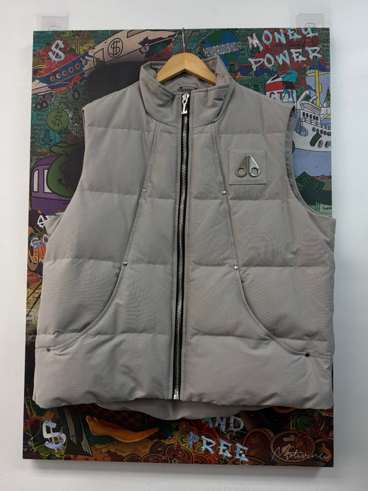Moose Knuckles Grey Puffer Vest