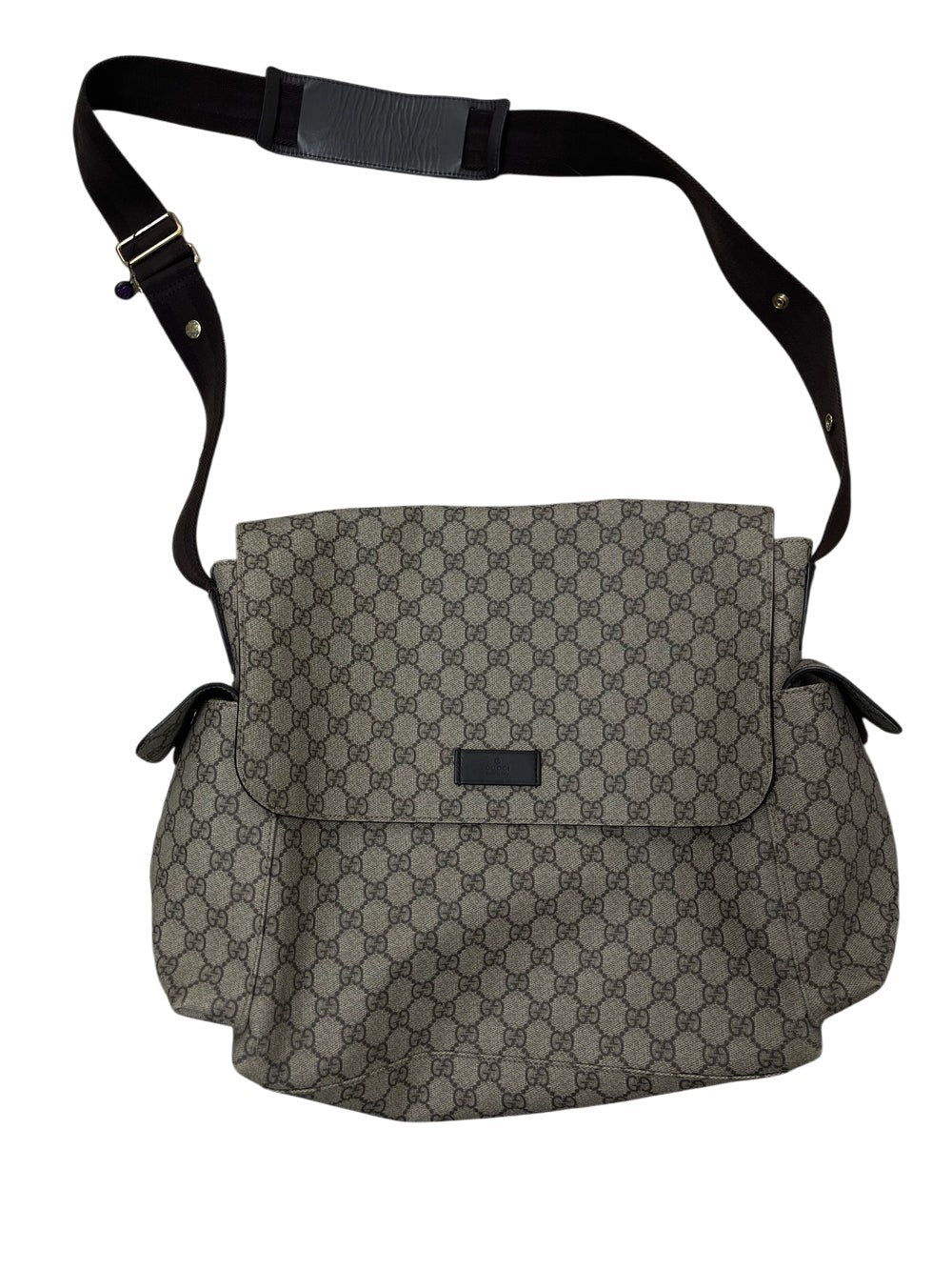 Gucci GG Canvas Monogram Diaper Beige Bag