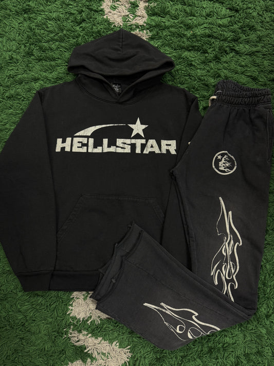 Hellstar Classic Logo Sweatsuit Used Medium N/A