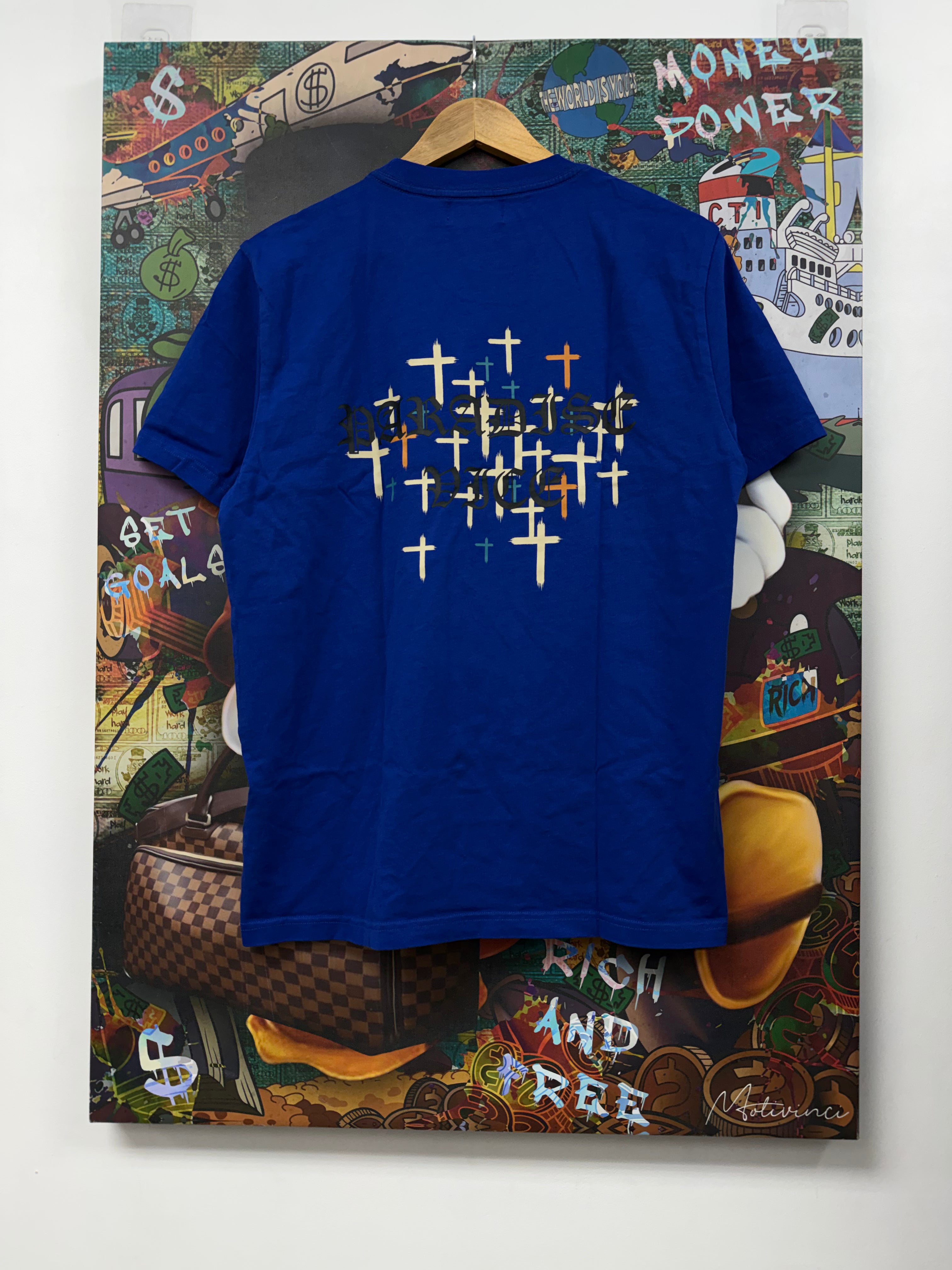 RTA Blue Black Logo Tee