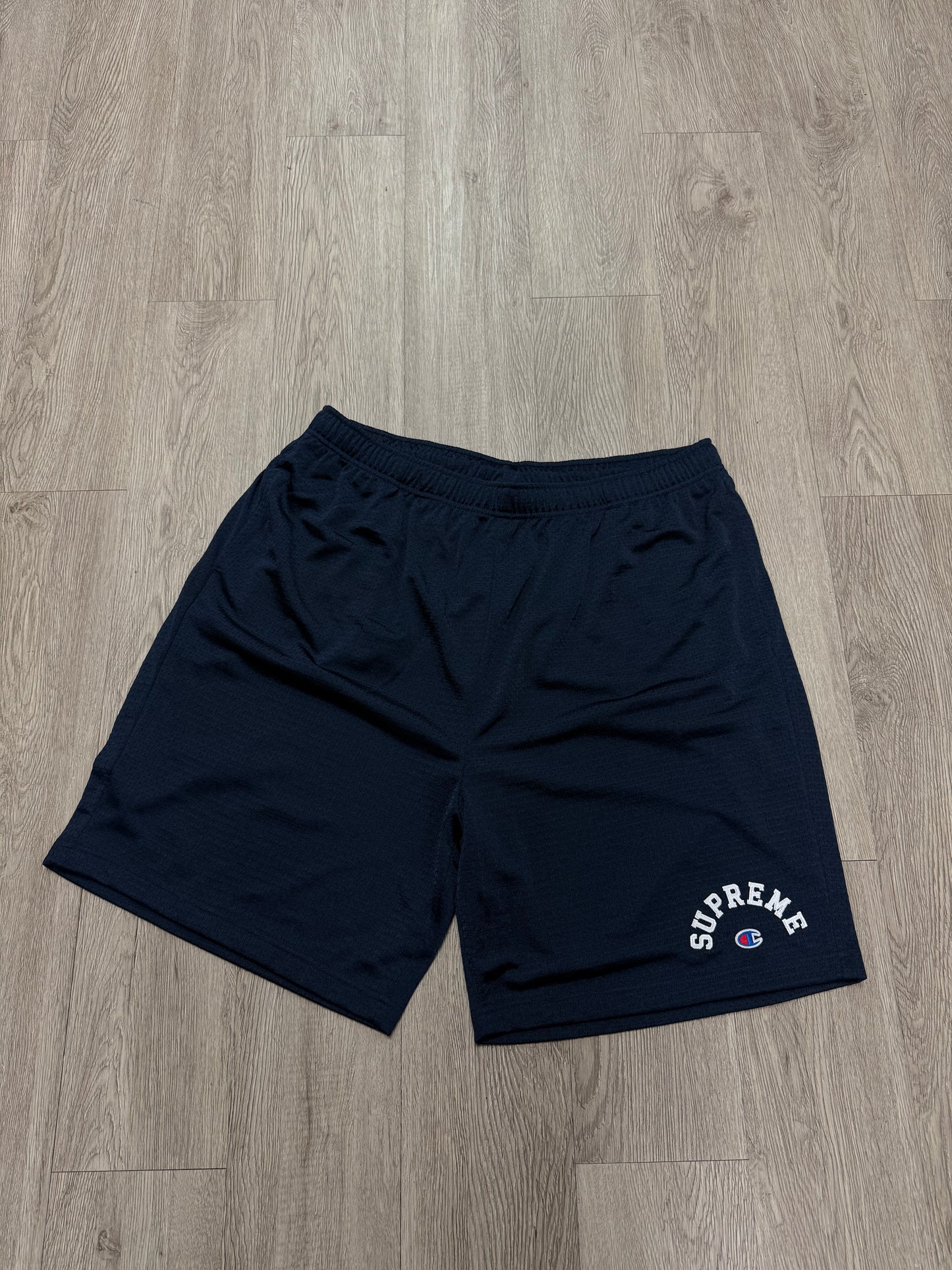 Supreme Champion Mesh Navy Shorts