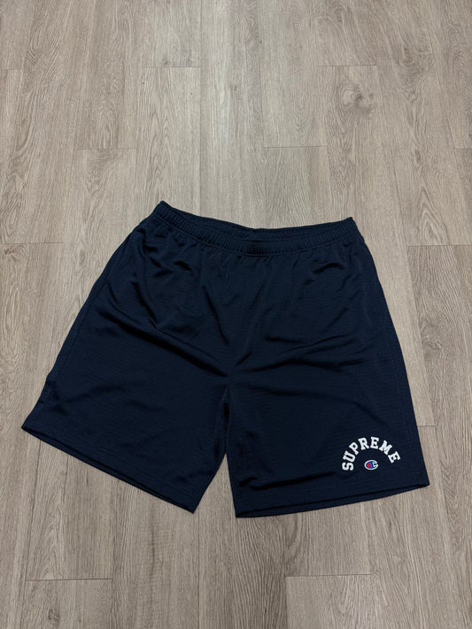 Supreme Champion Mesh Navy Shorts