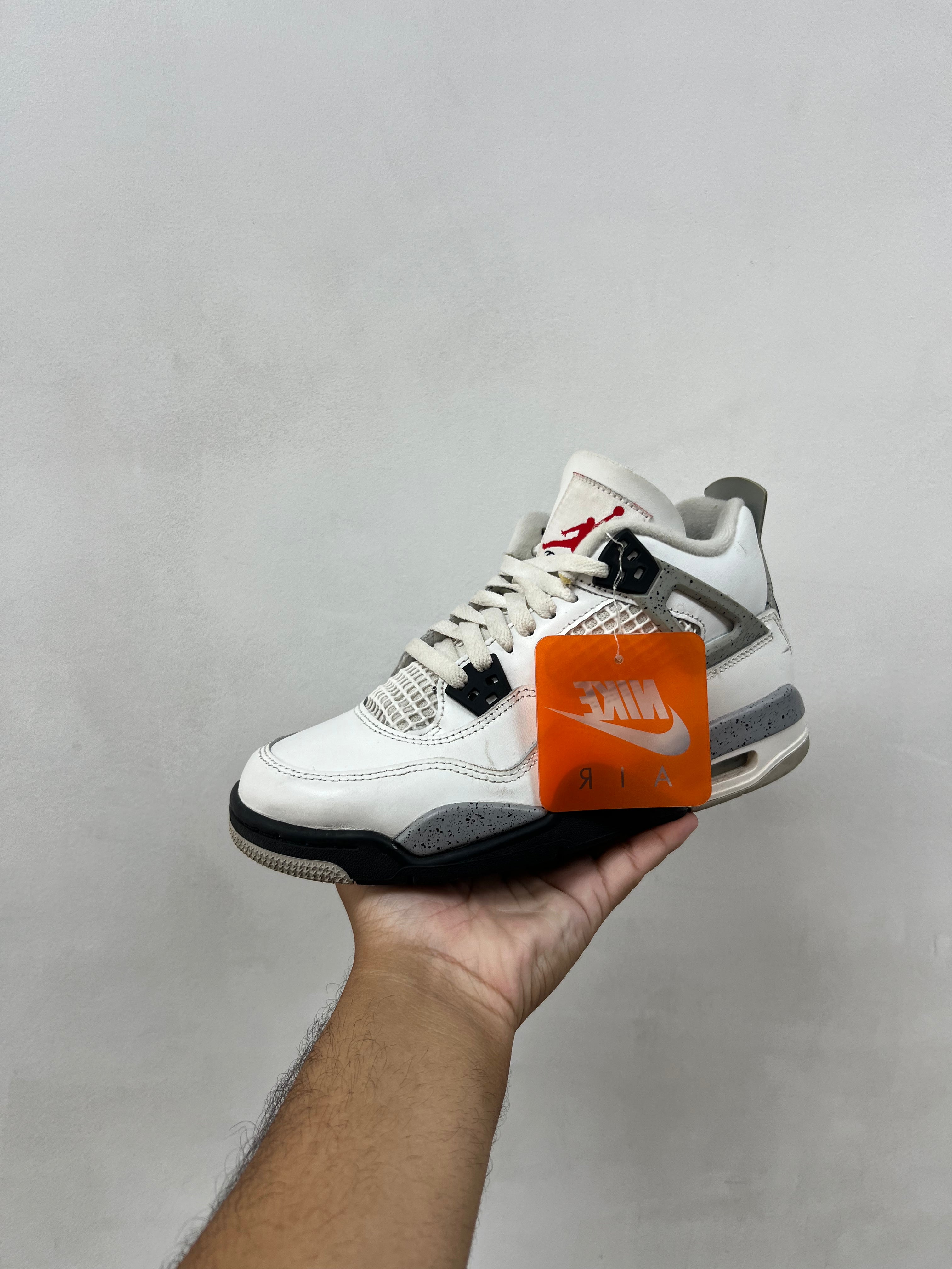 Jordan 4 White Cement Sneakers