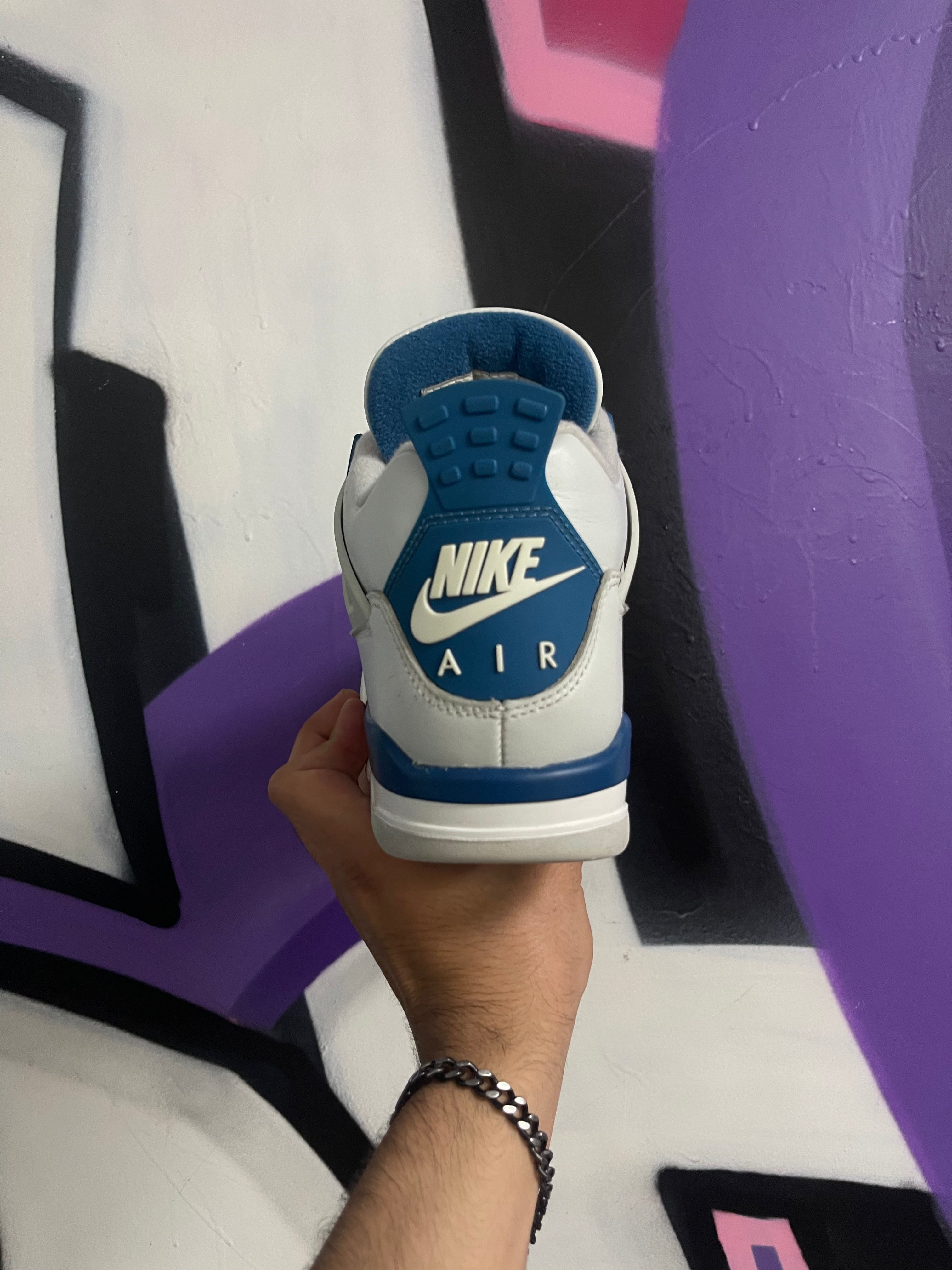 Jordan 4 Military Blue Sneakers