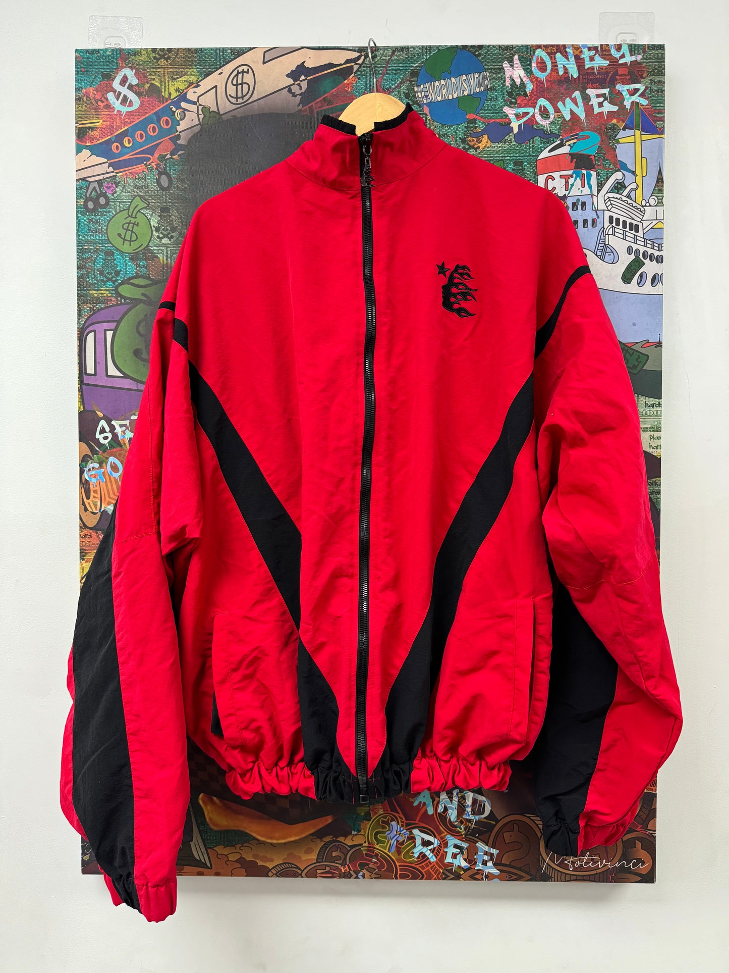 Hellstar Thriller Red Track Jacket Used Large N/A