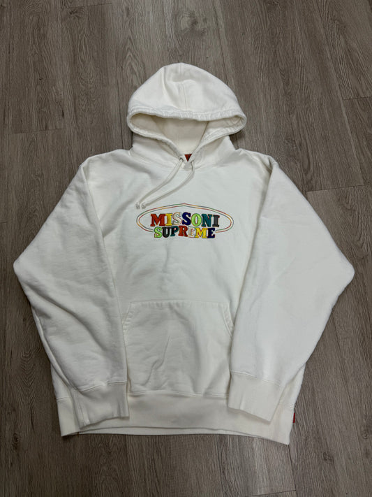 Supreme Missoni White Multi Hoodie