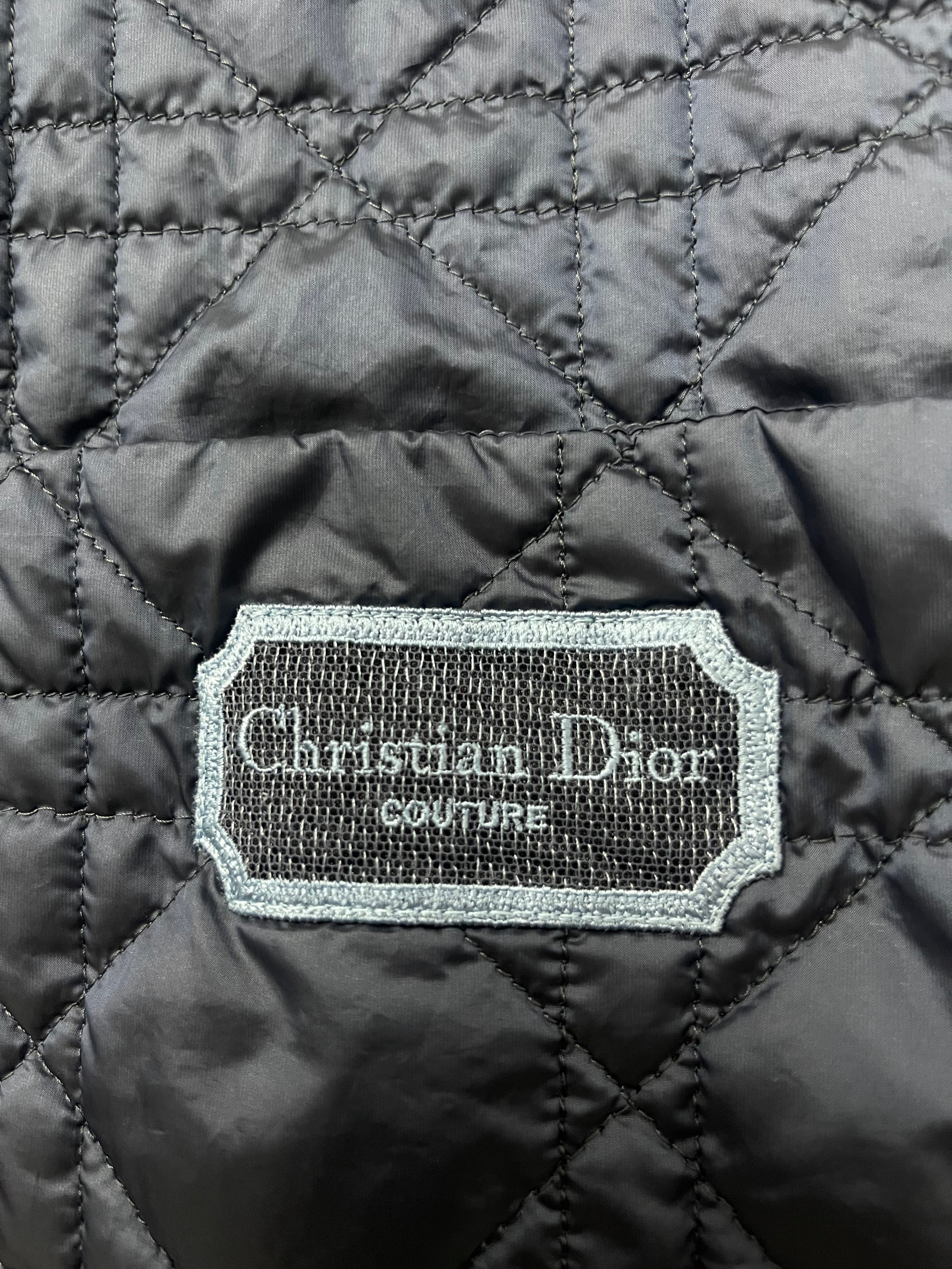 Dior Oblique Puffer Jacket Navy Used 52 (XL) N/A
