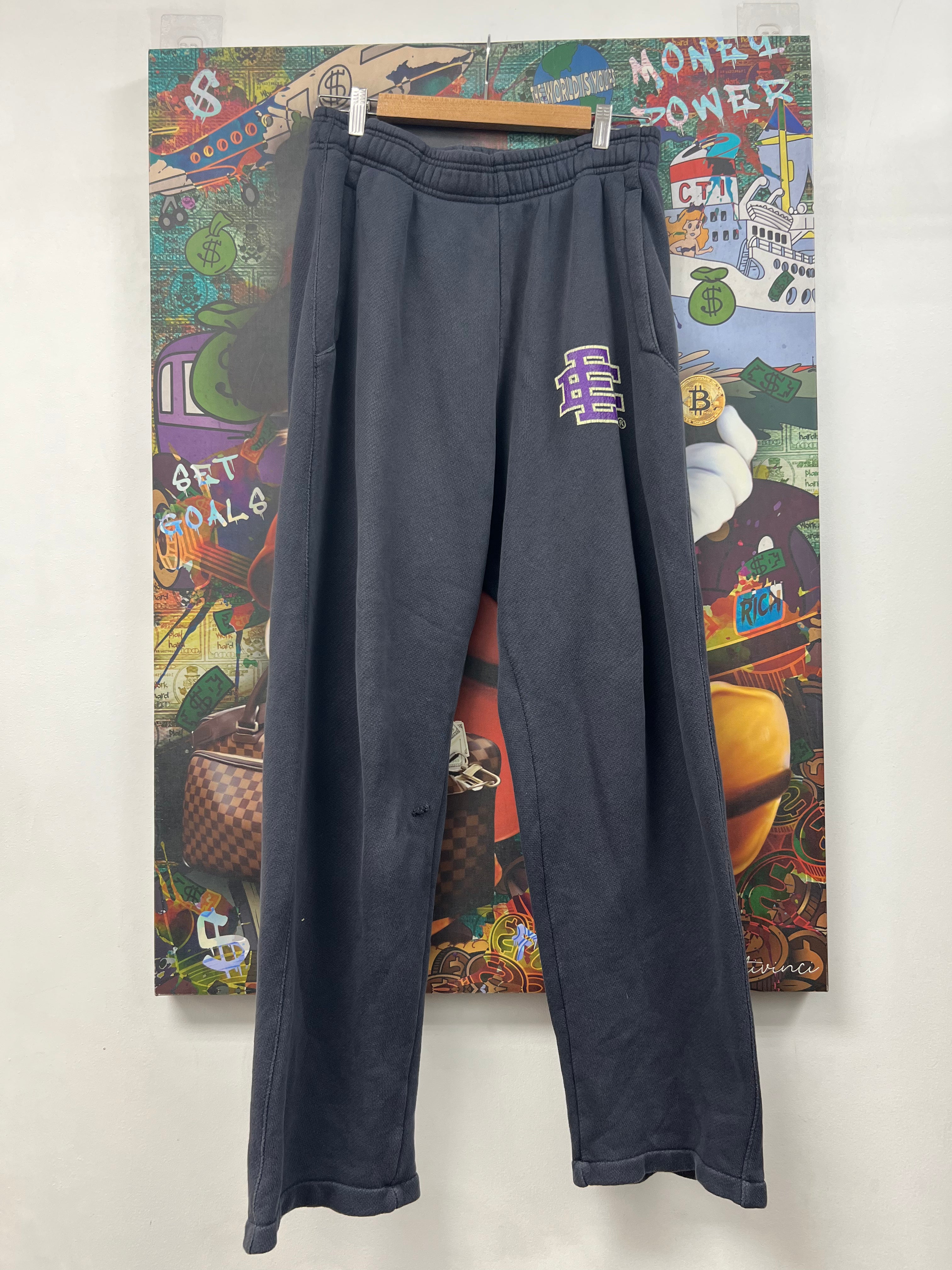 Eric Emanuel Navy Purple (FLAWED) Sweats