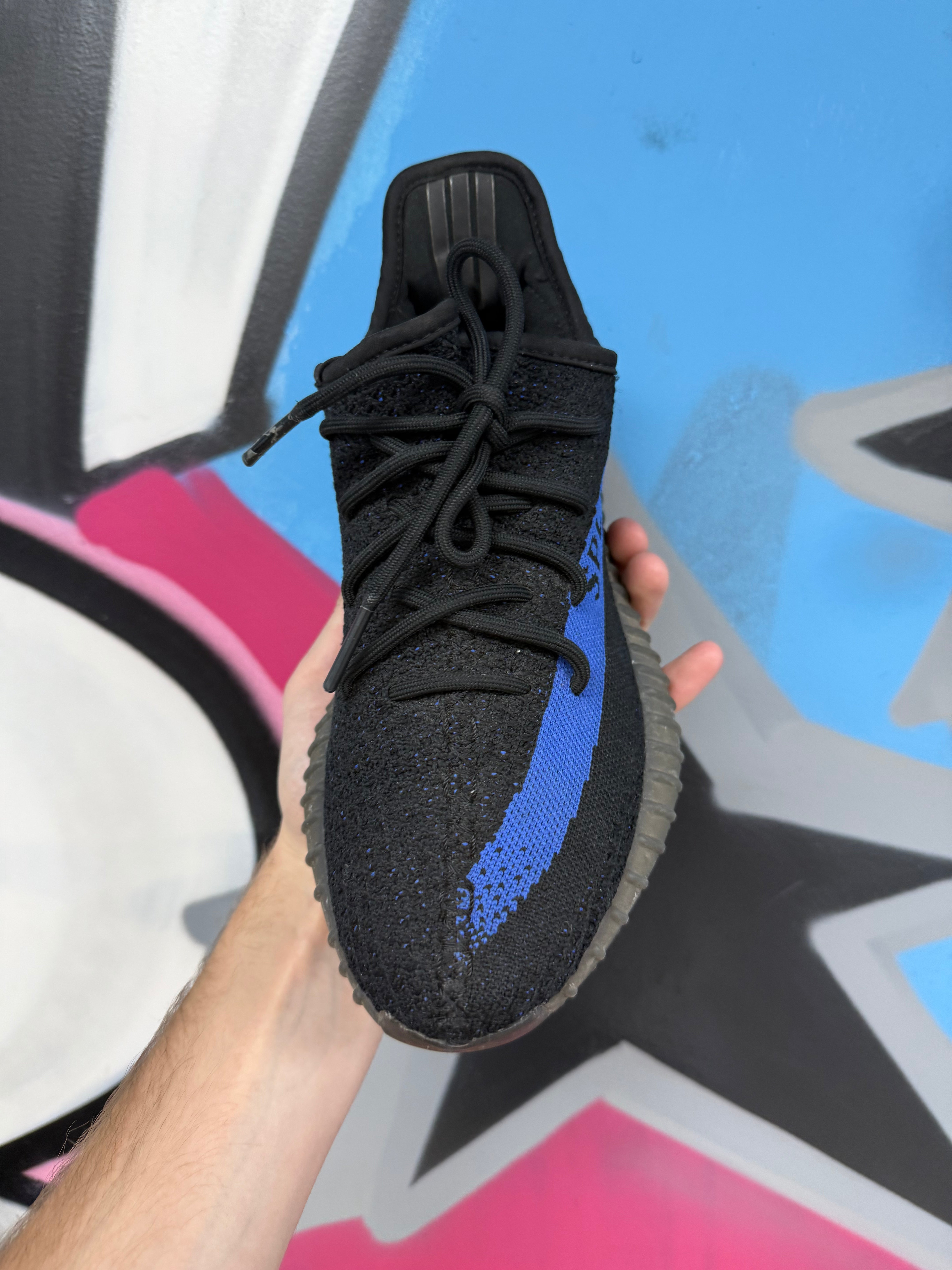 YZY 350 Dazzling Blue Sneakers