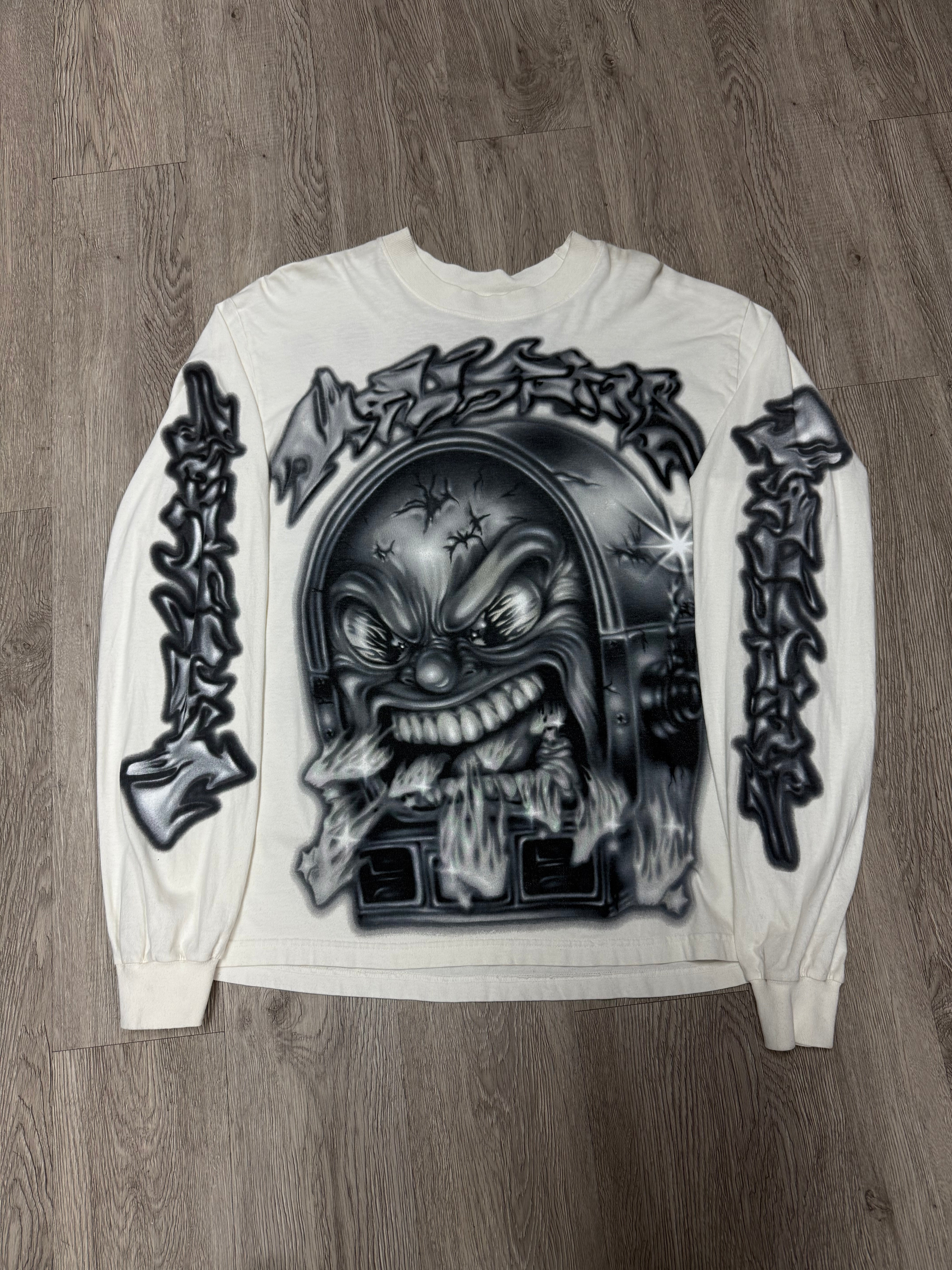 Hellstar Mark LS Tee White New Small With Tags