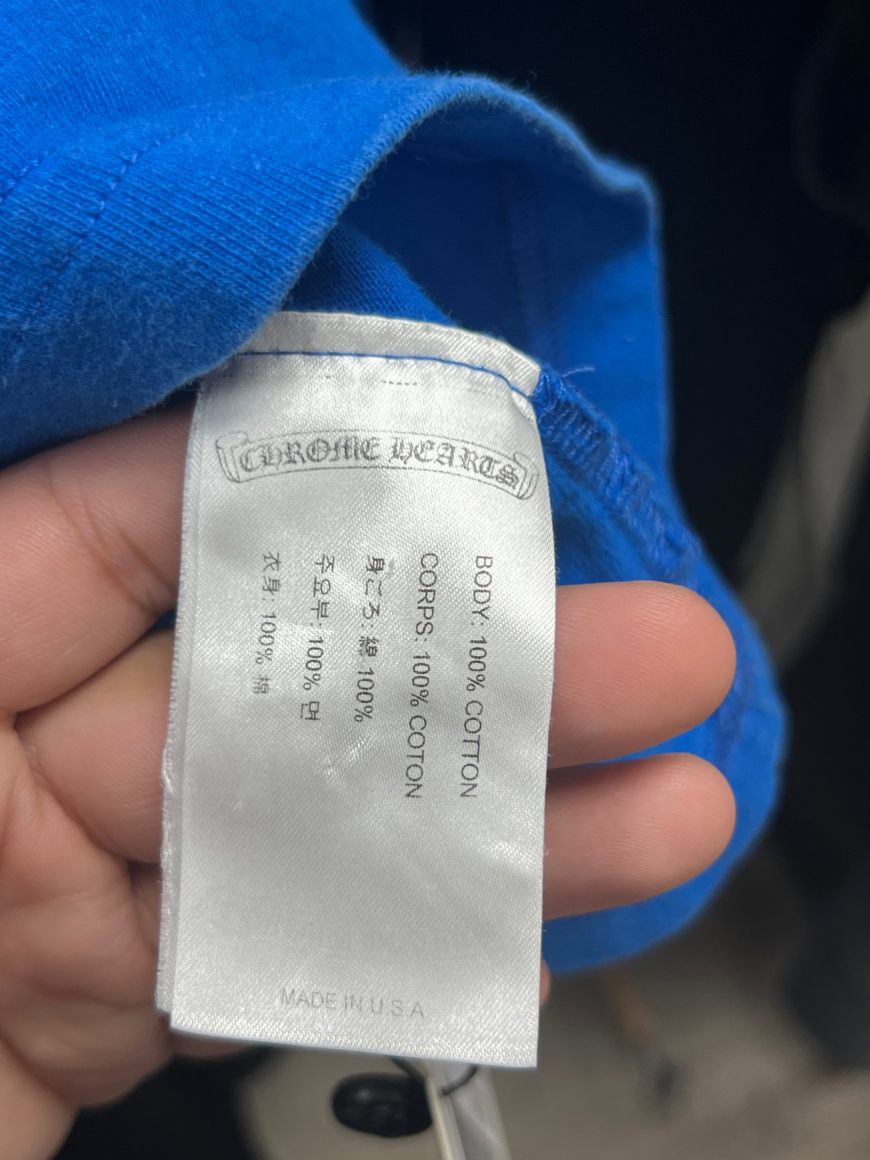 Chrome  Hearts Matty Boy Blue Space Long Sleeve