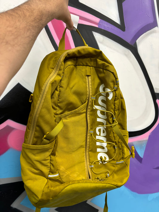 Supreme Bookbag Yellow  Used OS N/A