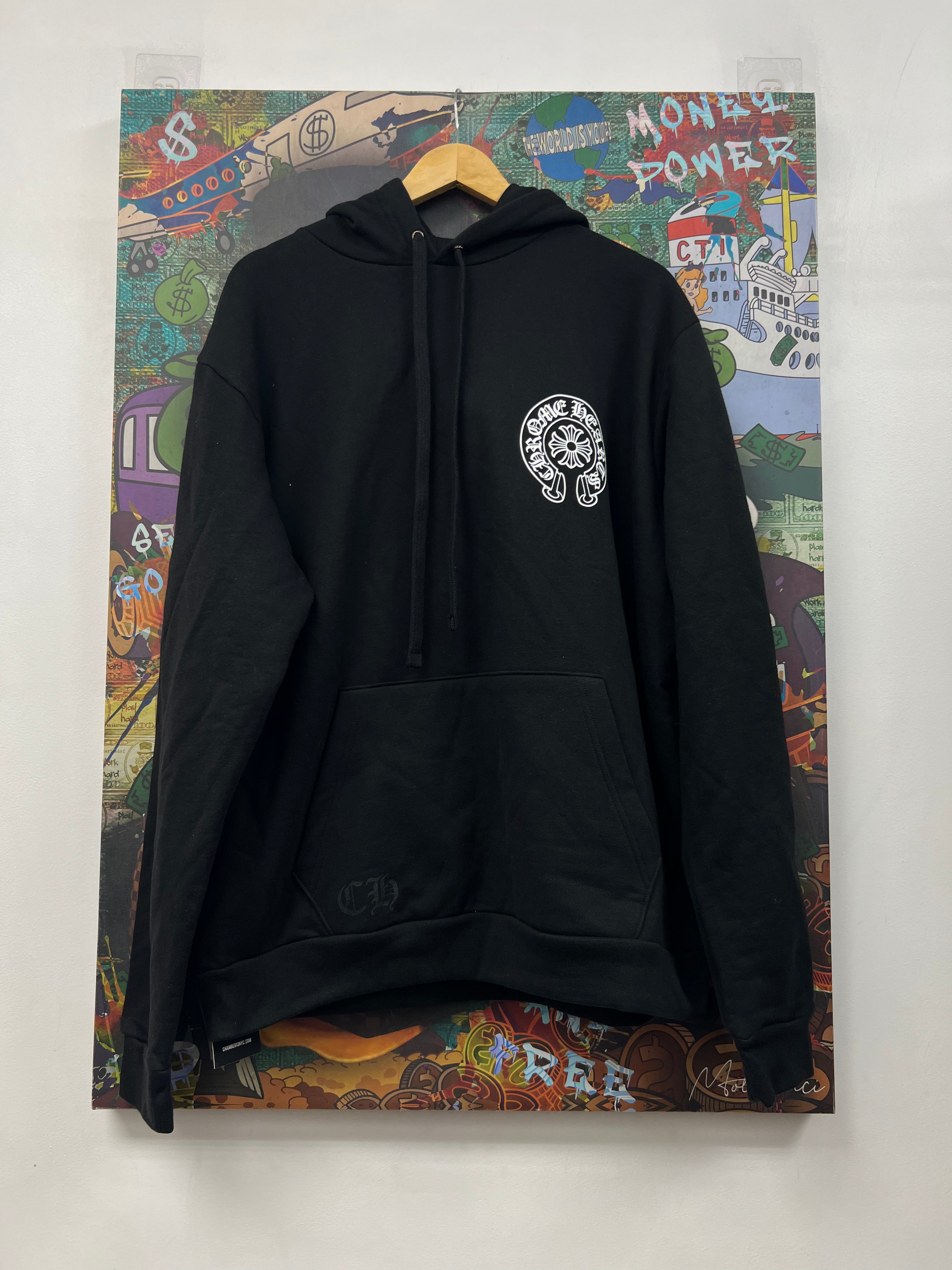 Chrome Hearts Black New York Horseshoe Hoodie