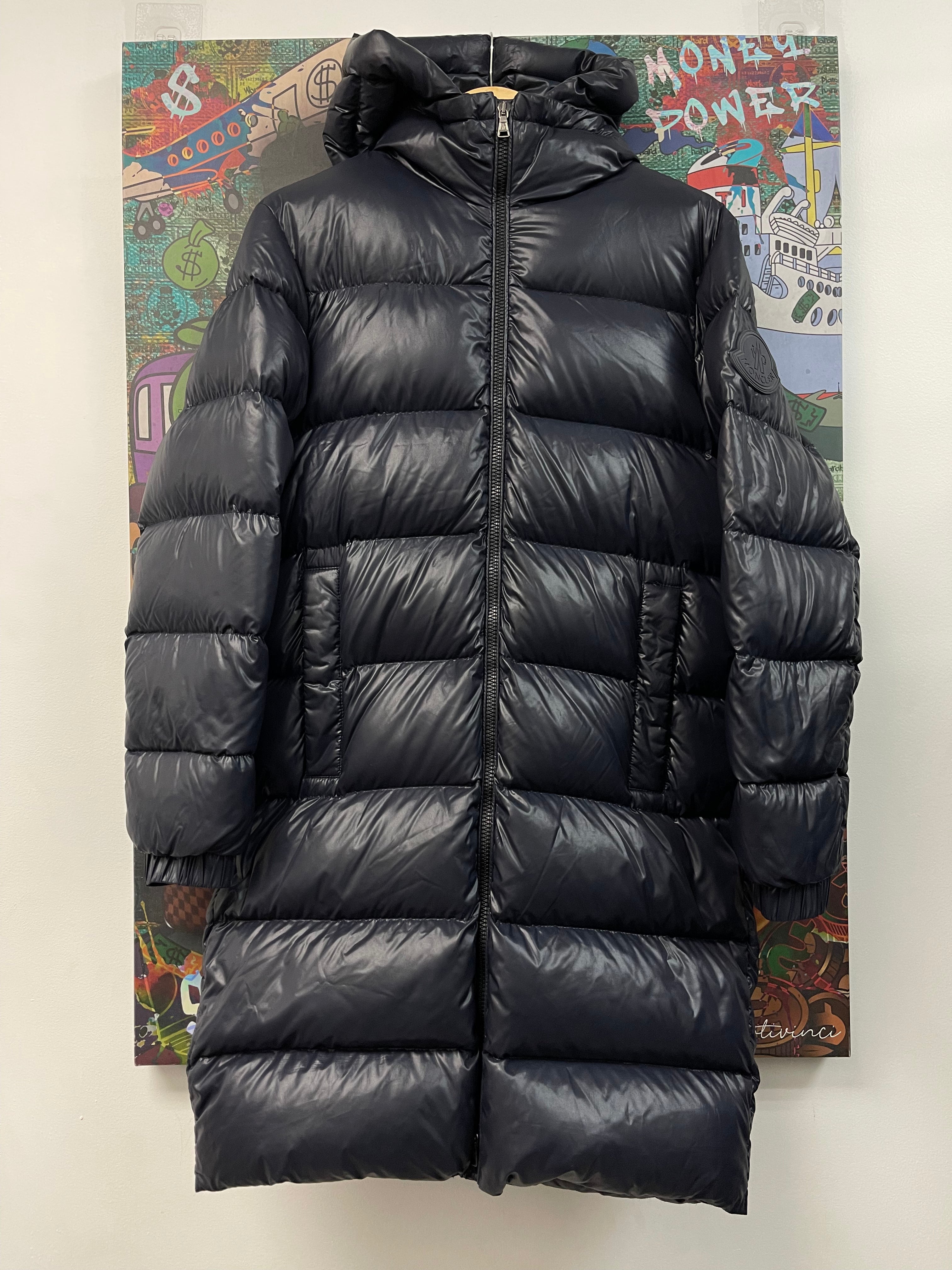 Moncler Navy Berry Giubotto (Girl's) Jacket