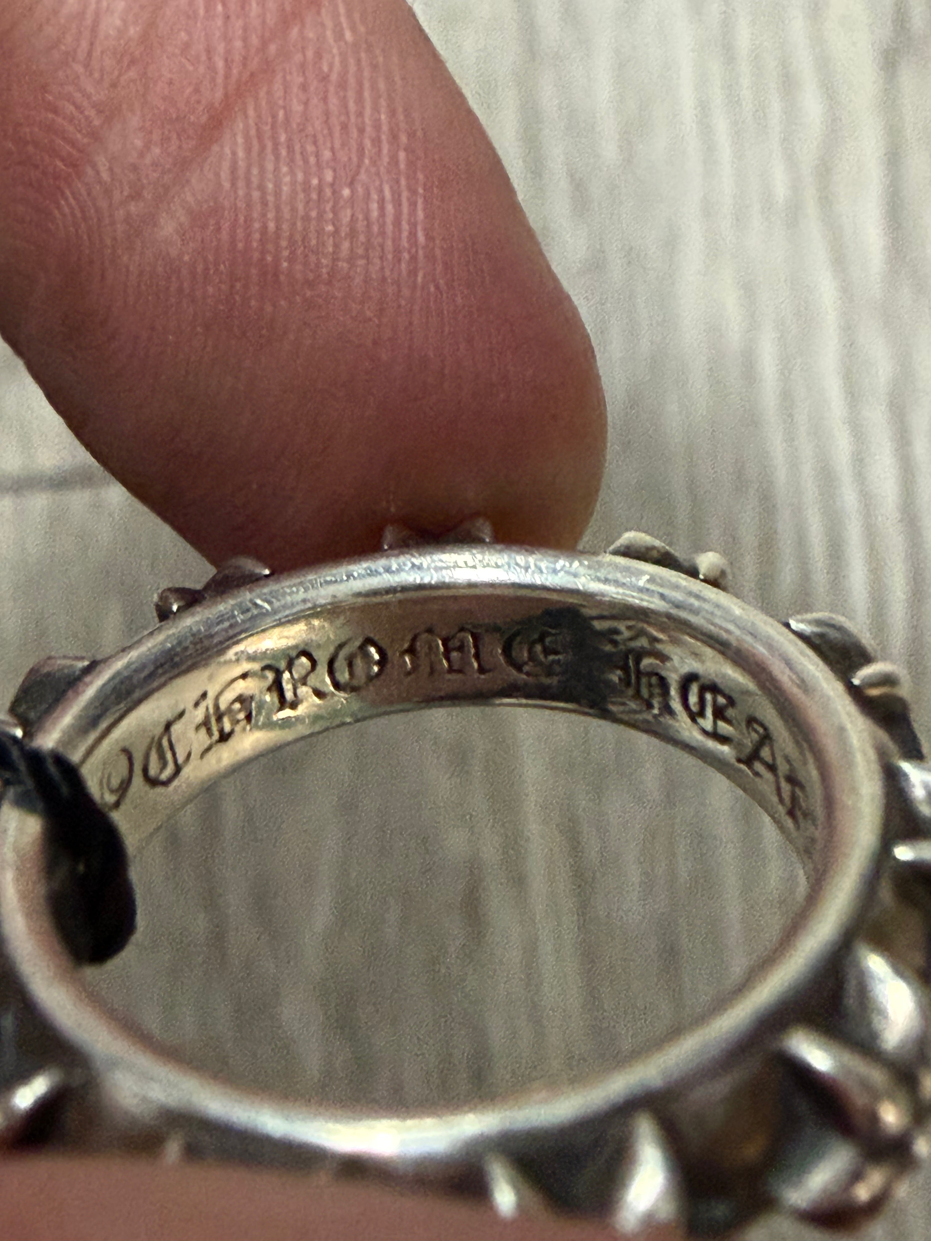 Chrome Hearts Star Band Ring