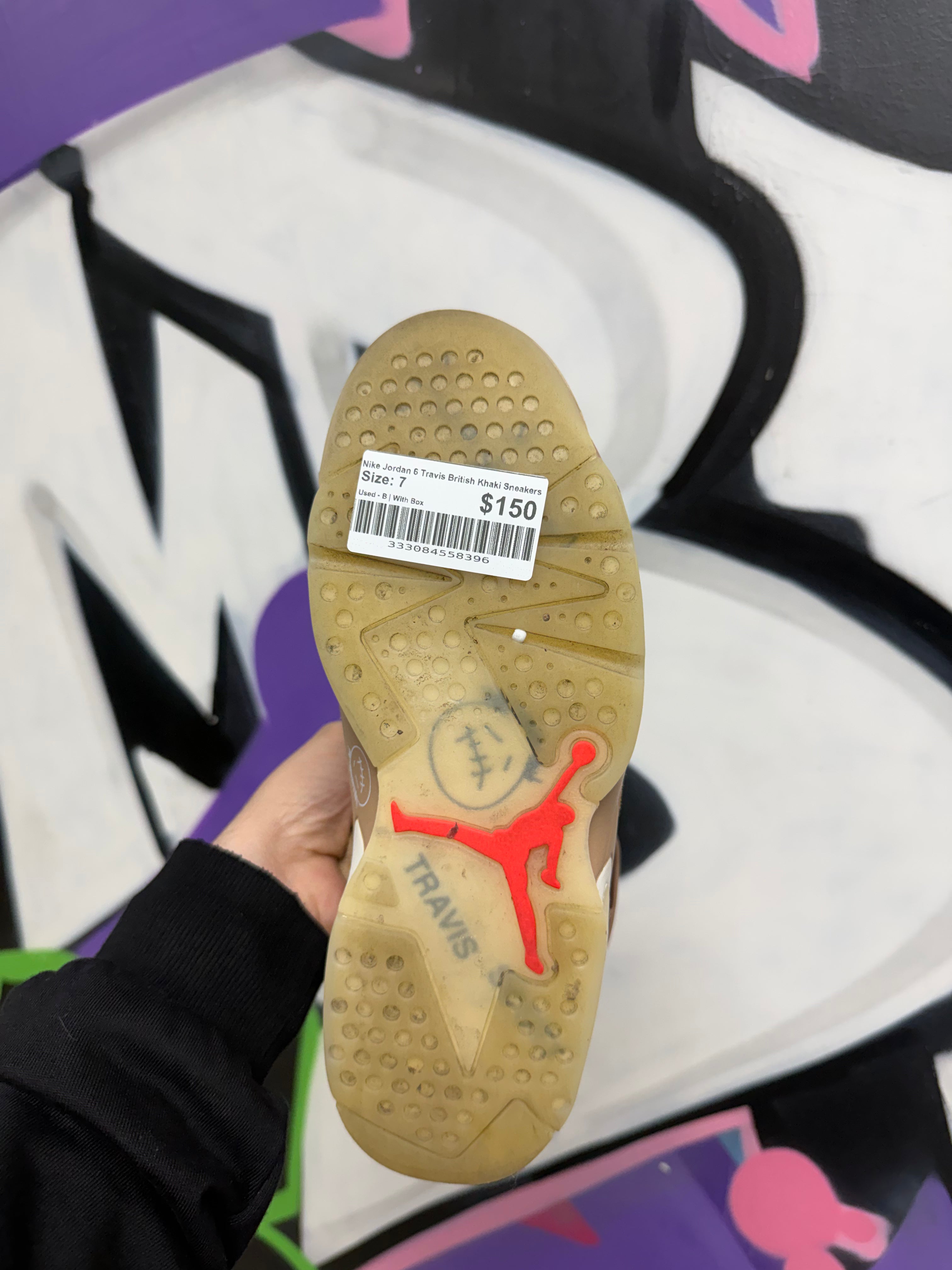 Nike Jordan 6 Travis British Khaki Sneakers