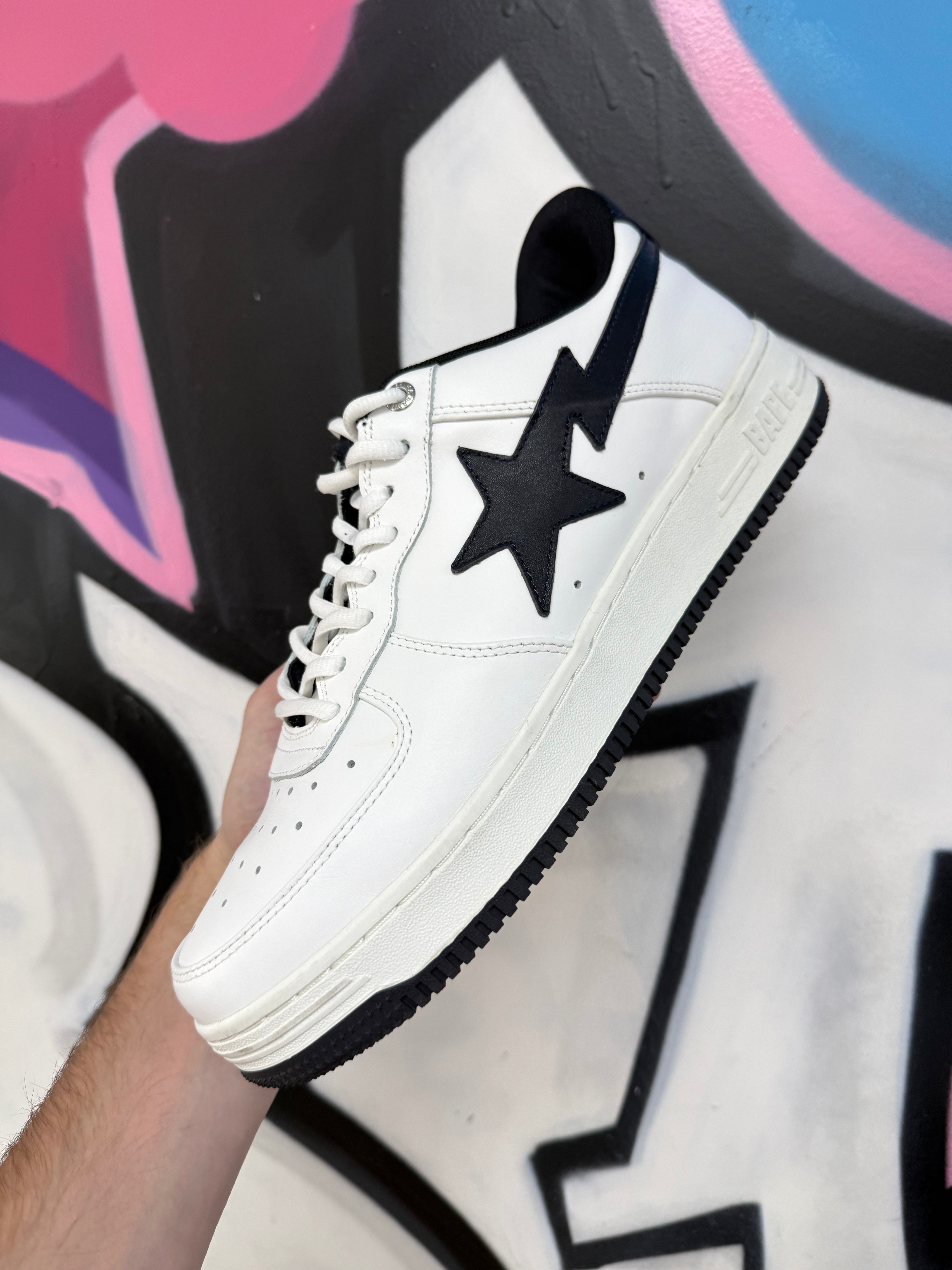 BAPE JJJJound Bapesta Low Navy Sneakers