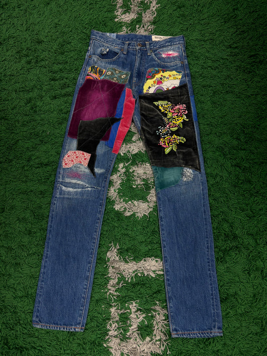 Kapital Jeans Multi Patchwork Used 27