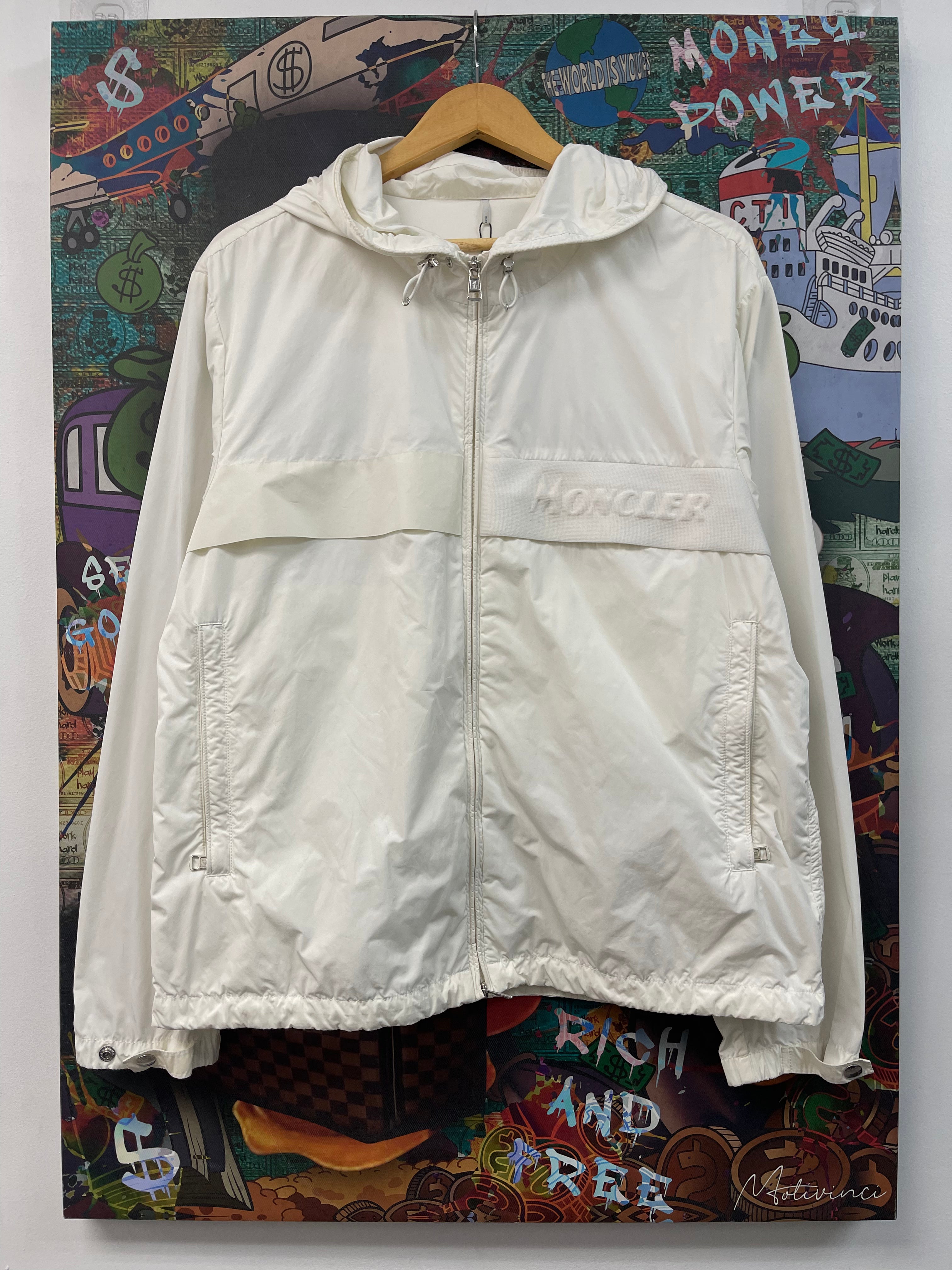 Moncler White Windbreaker (3) Jacket