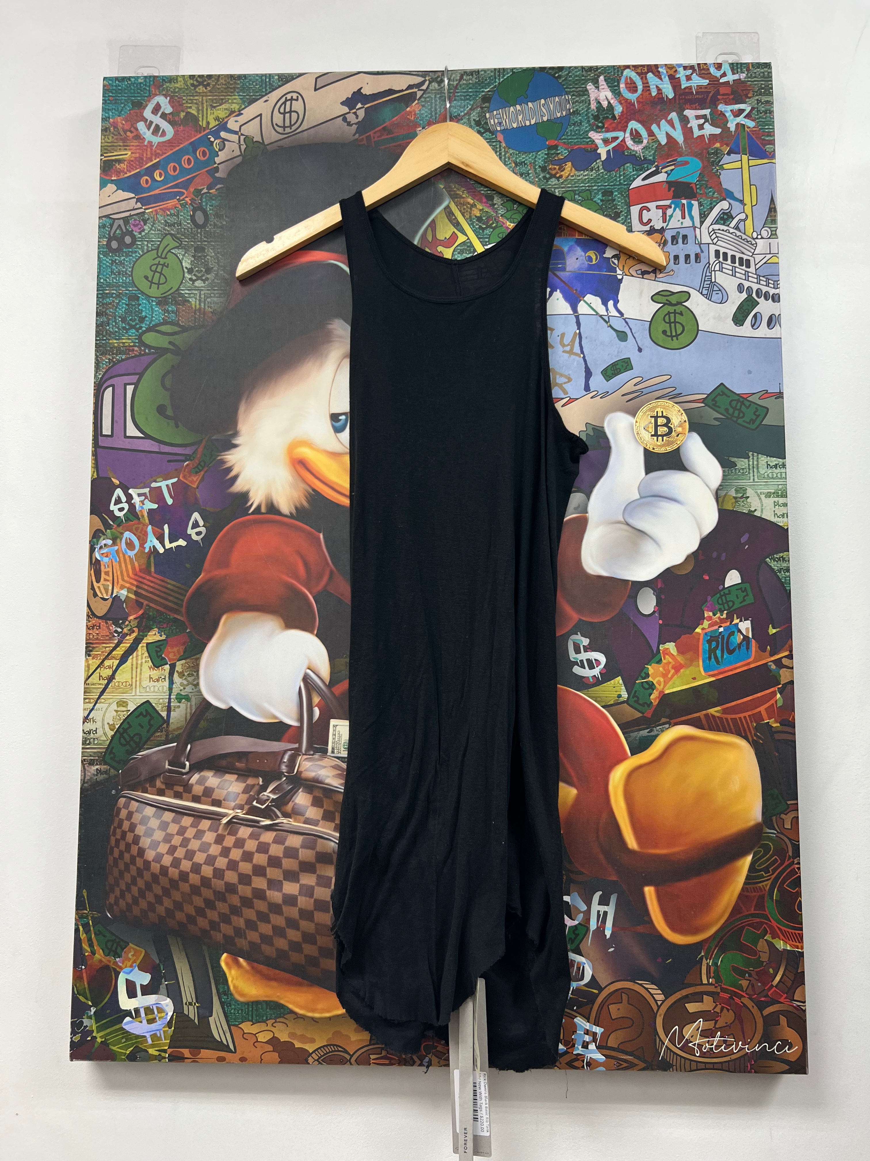 Rick Owens Black Basic Rib Tank